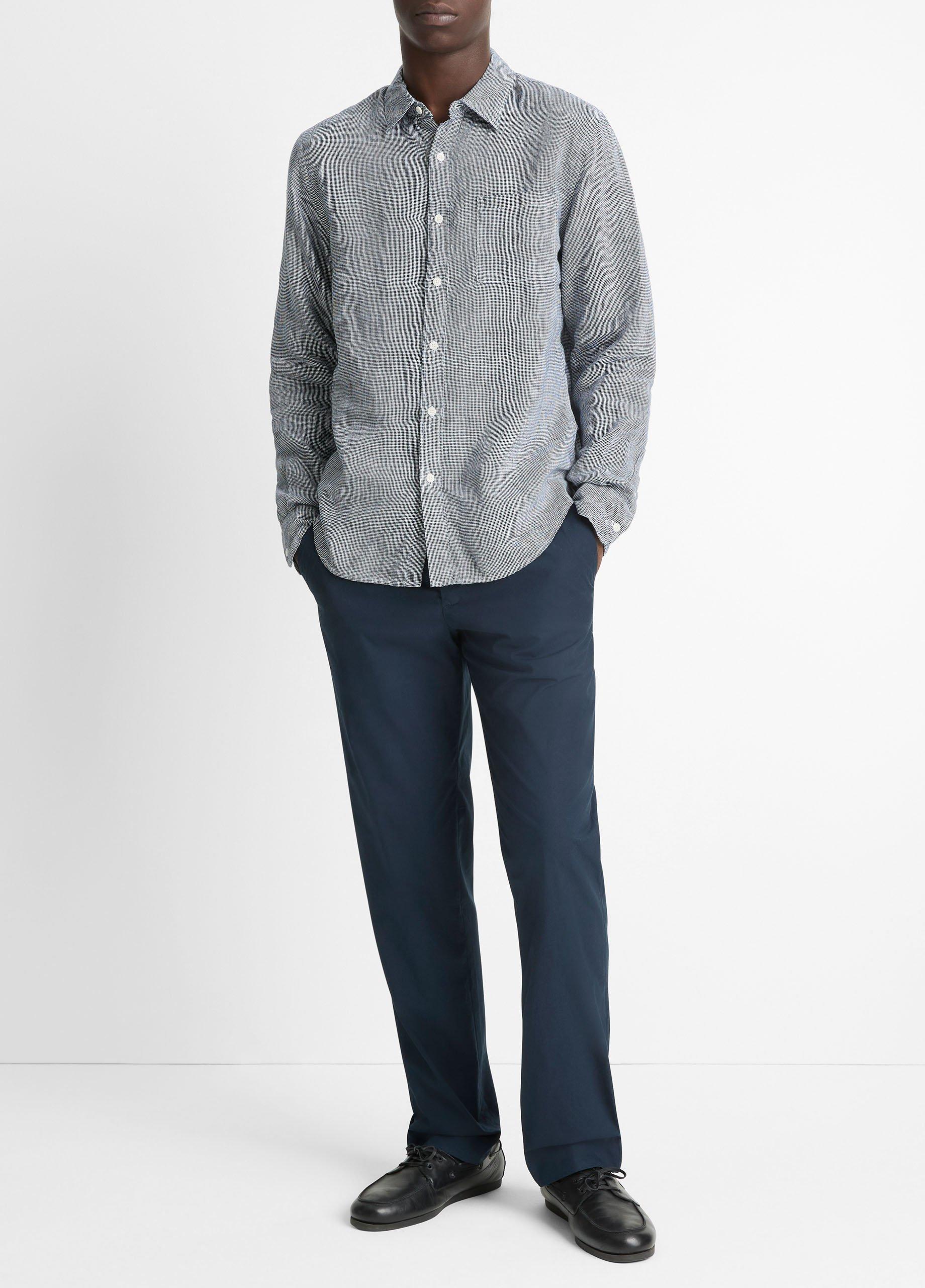 未使用 ATON LINEN HOUNDS TOOTH 06 ATON LINEN HOUNDS TOOTH 06