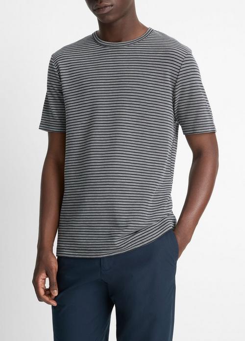 Striped Pima Cotton Piqué T-Shirt