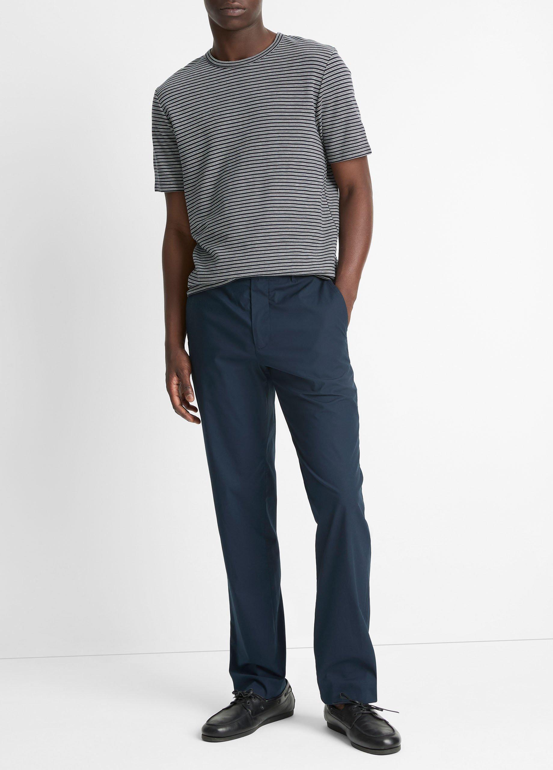 Striped Pima Cotton Piqu&eacute; T-Shirt image number 3