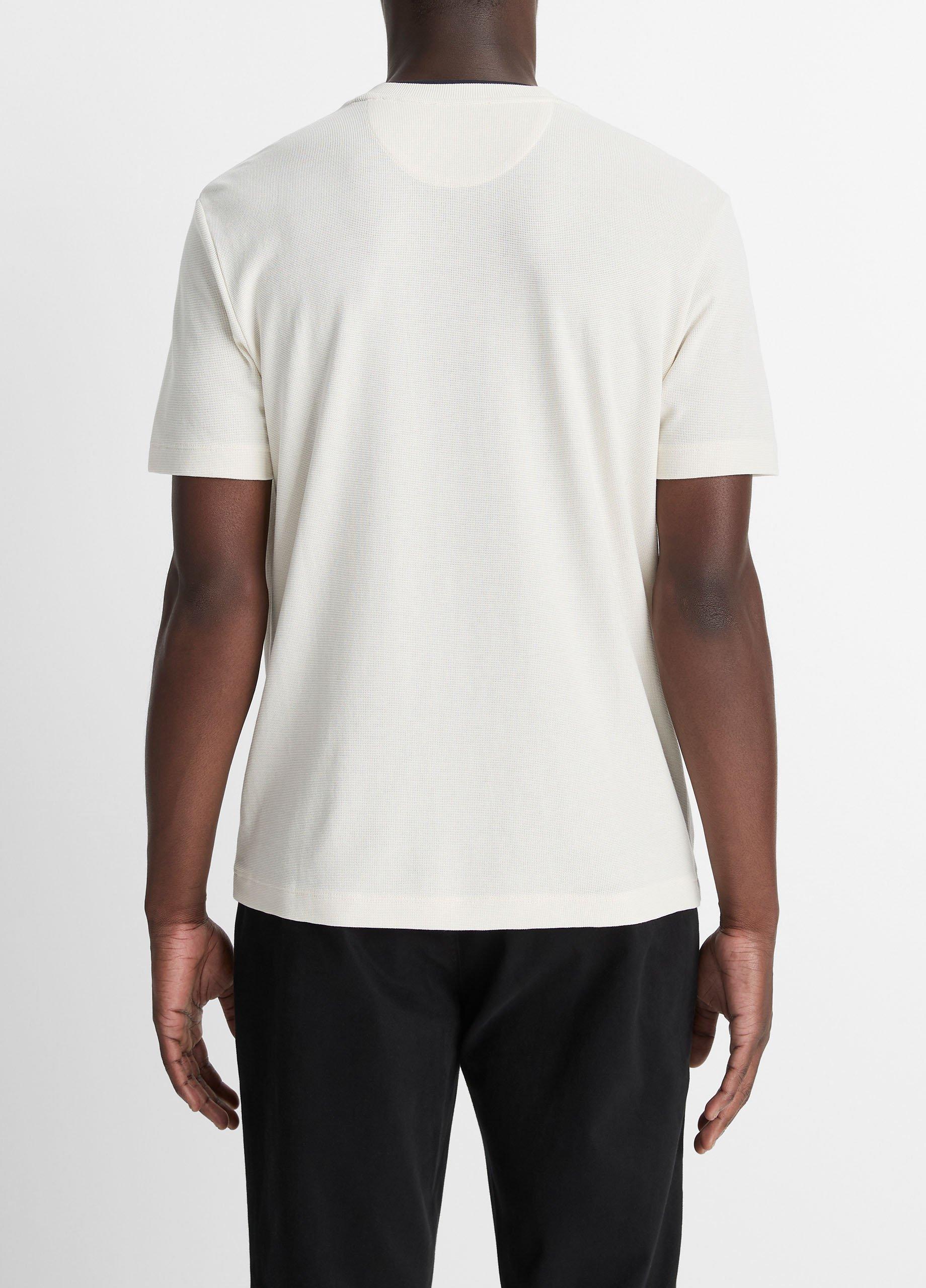 Double-Neck Pima Cotton T-Shirt image number 2