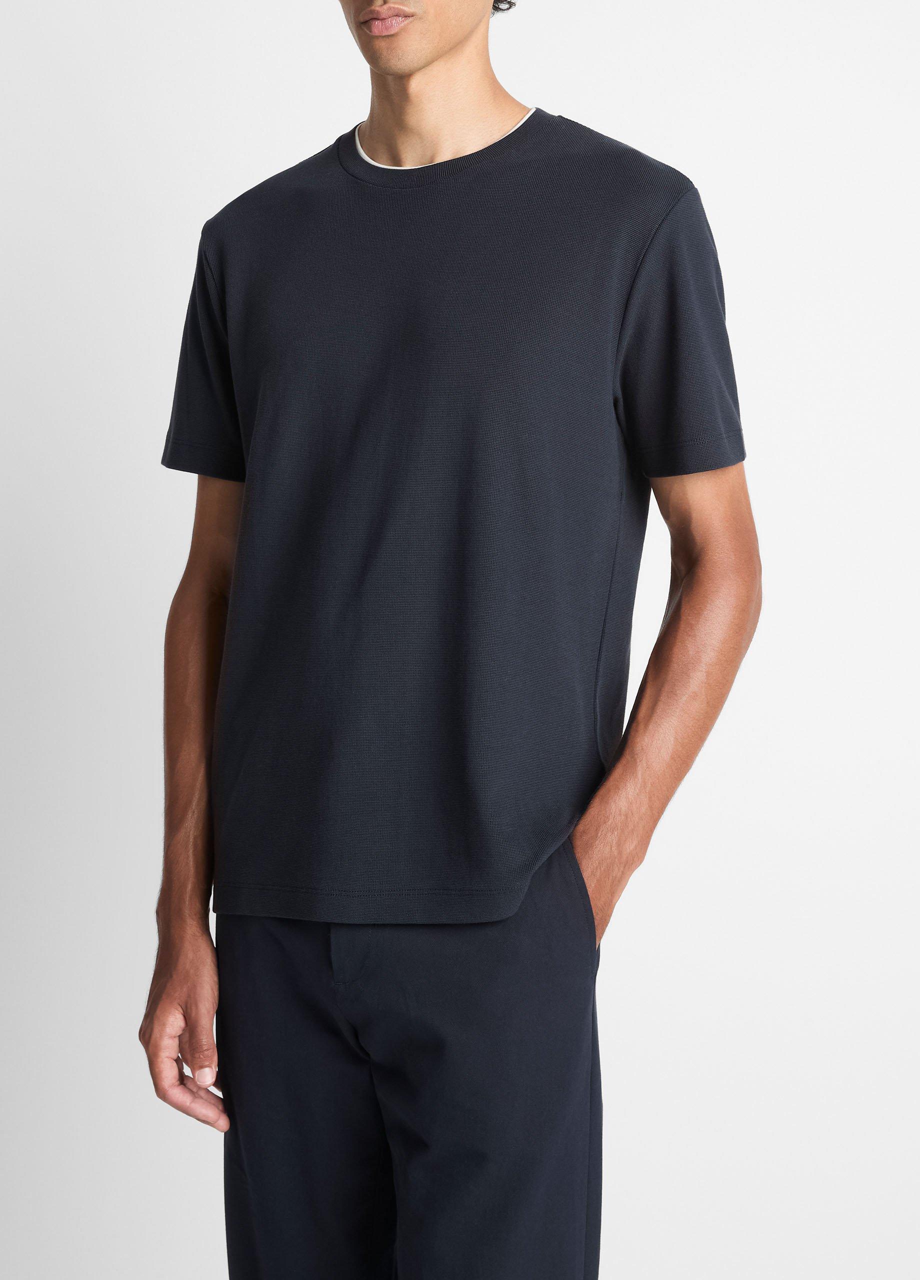 Double-Neck Pima Cotton T-Shirt image number 1