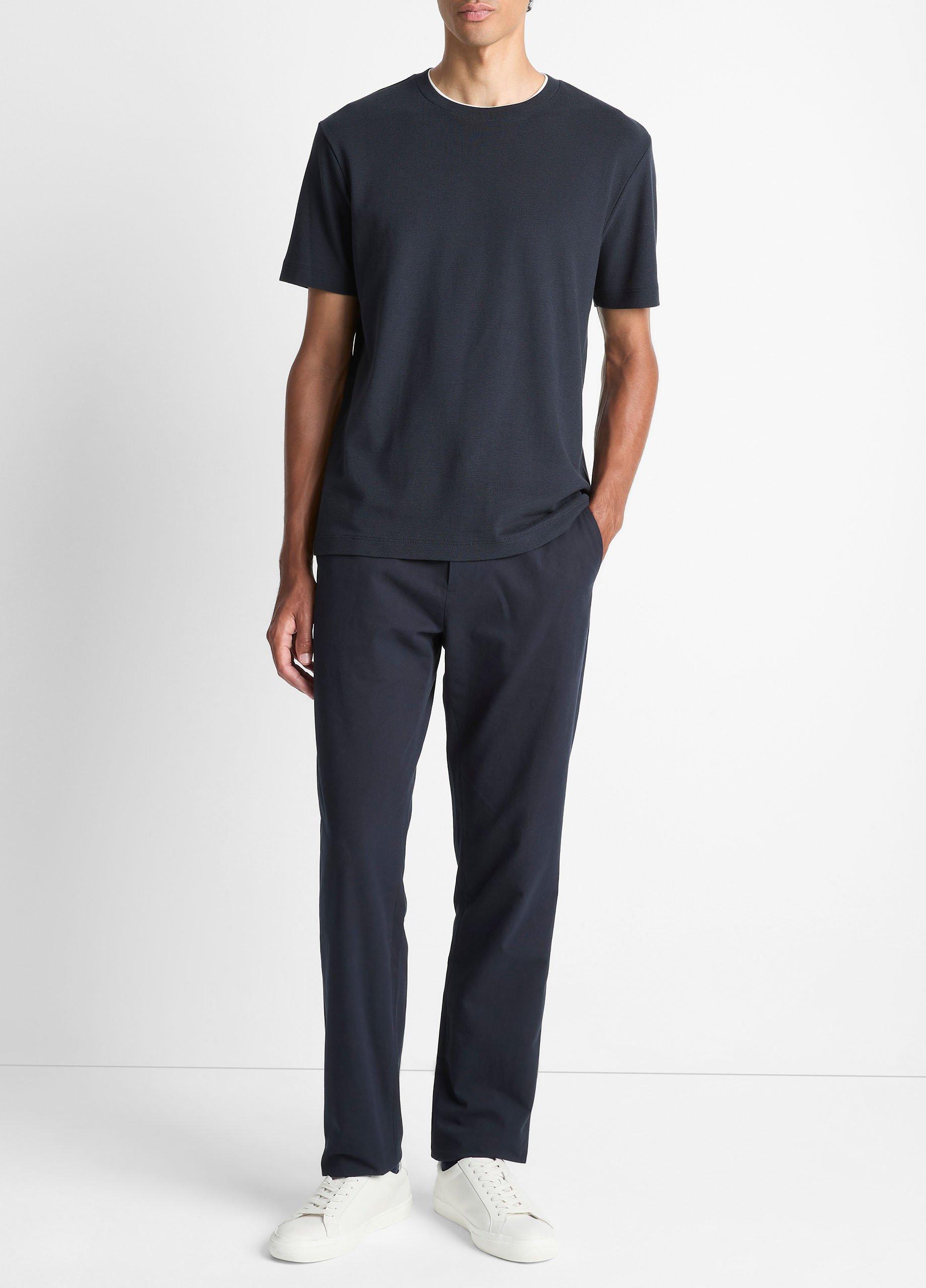 Double-Neck Pima Cotton T-Shirt image number 3