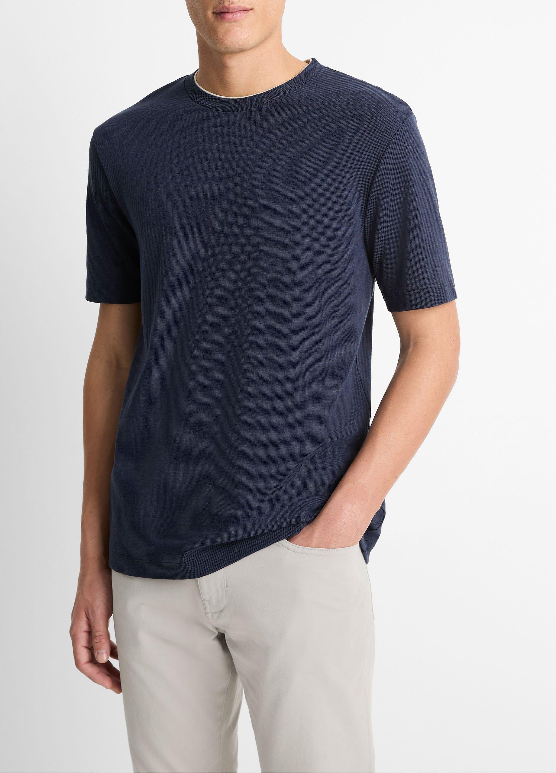Double-Neck Pima Cotton T-Shirt image number 1