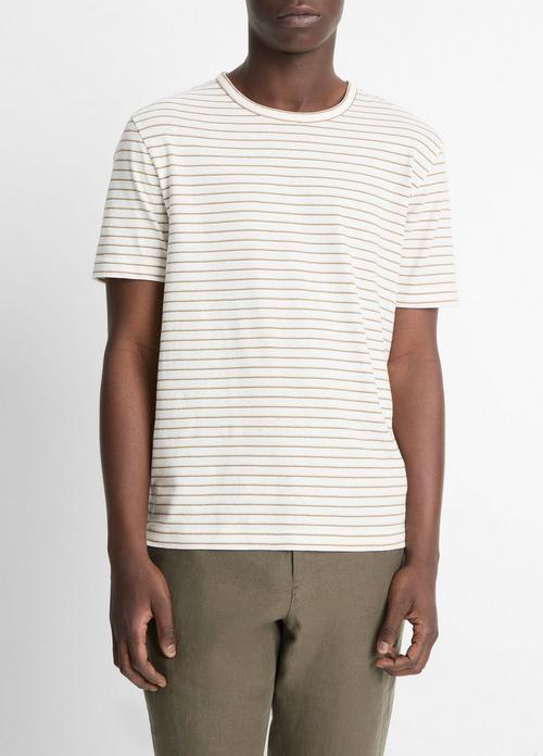 Striped Linen-Cotton T-Shirt