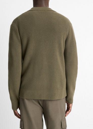 Wool-Blend Two-Way Zip Cardigan in Sweaters | Vince Wool-Blend Two-Way Zip Cardigan in Sweaters | Vince