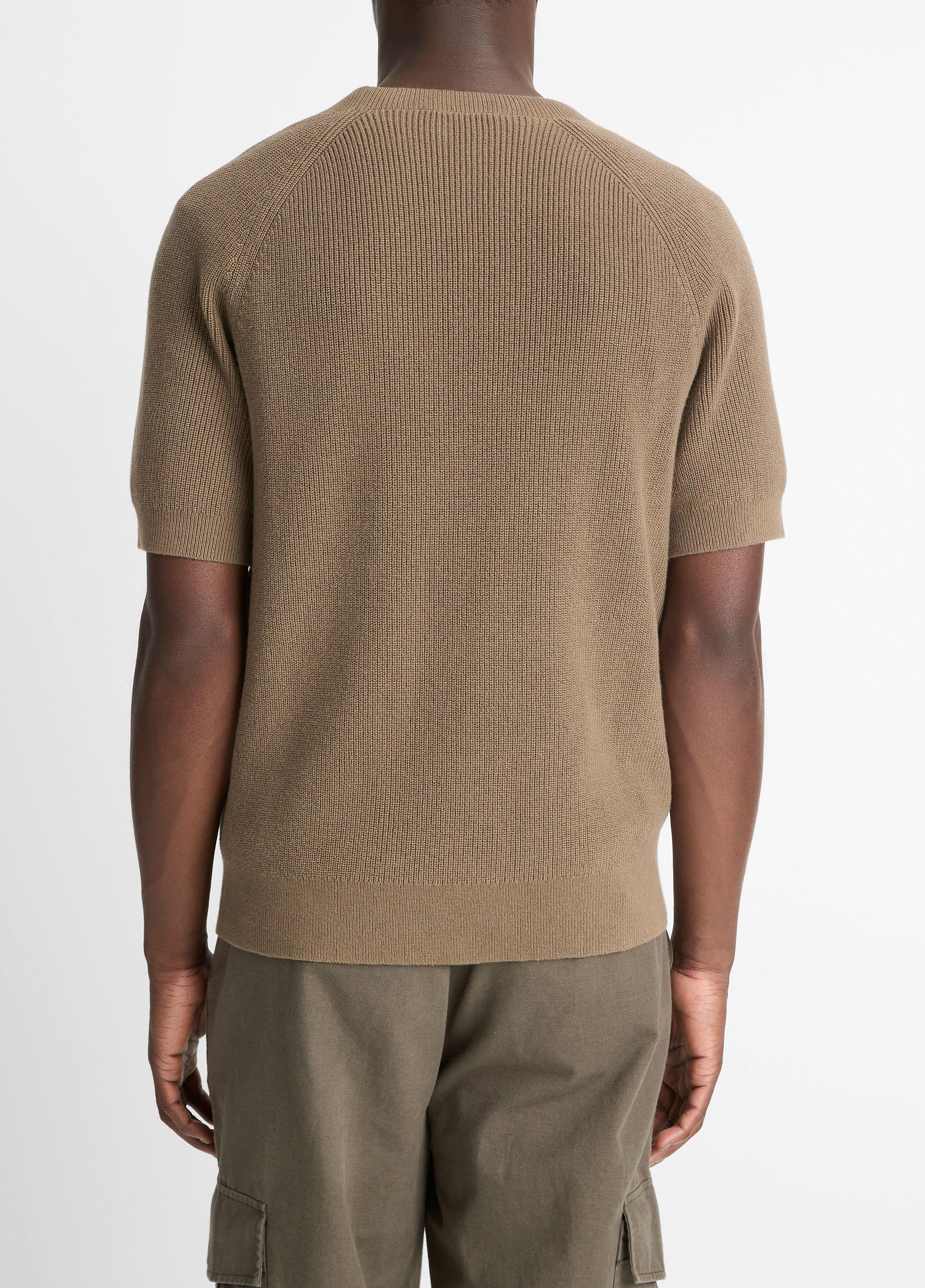 Cotton Short-Sleeve Sweater image number 2