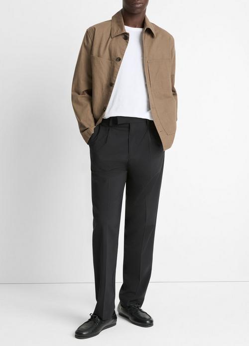 Cotton-Linen Utility Chore Jacket in Jackets | Vince Cotton-Linen Utility Chore Jacket in Jackets | Vince