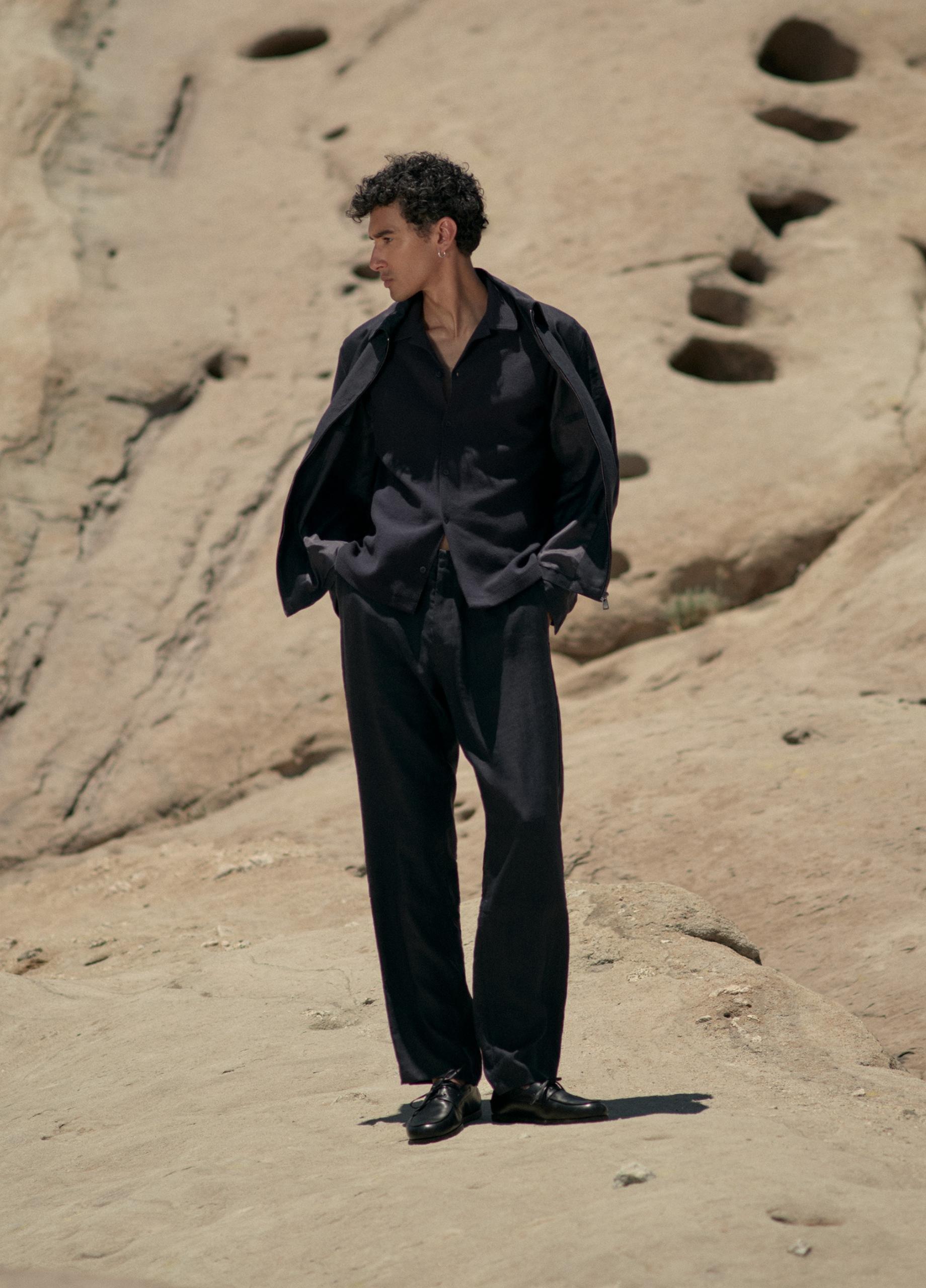 Louie Relaxed Italian Compact Twill Pant image number 4