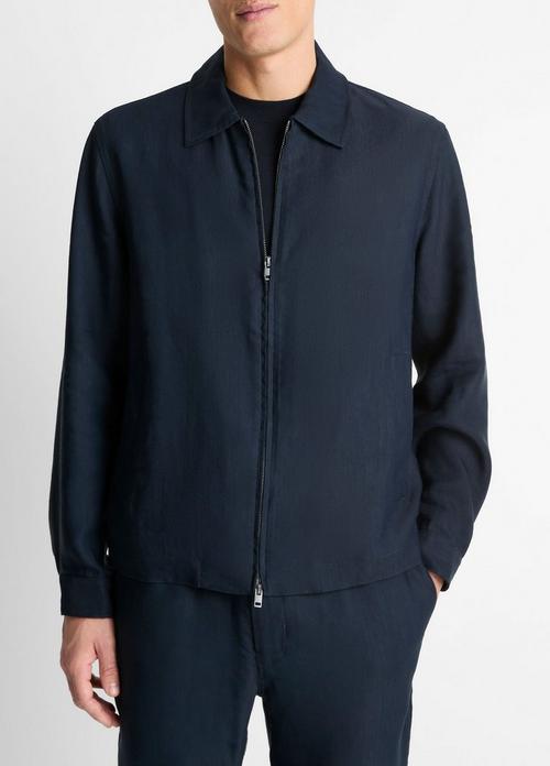 Two-Way Zip Bomber Jacket