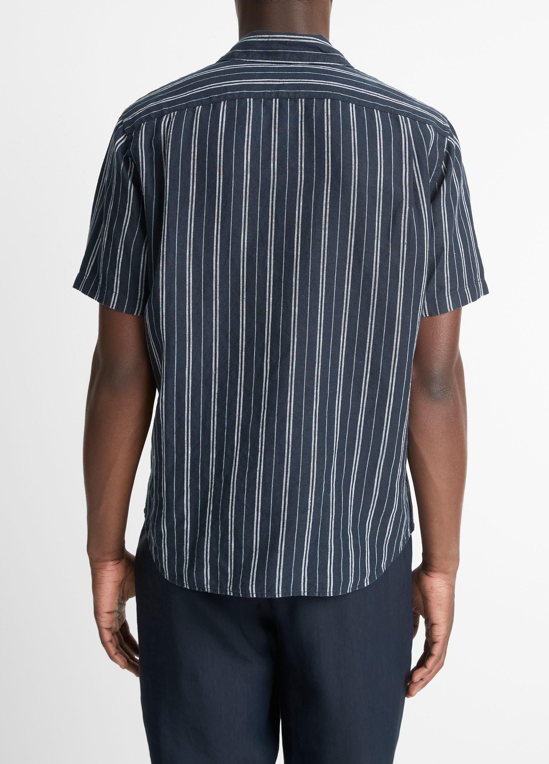 Mesa Stripe Hemp Short-Sleeve Shirt image number 2