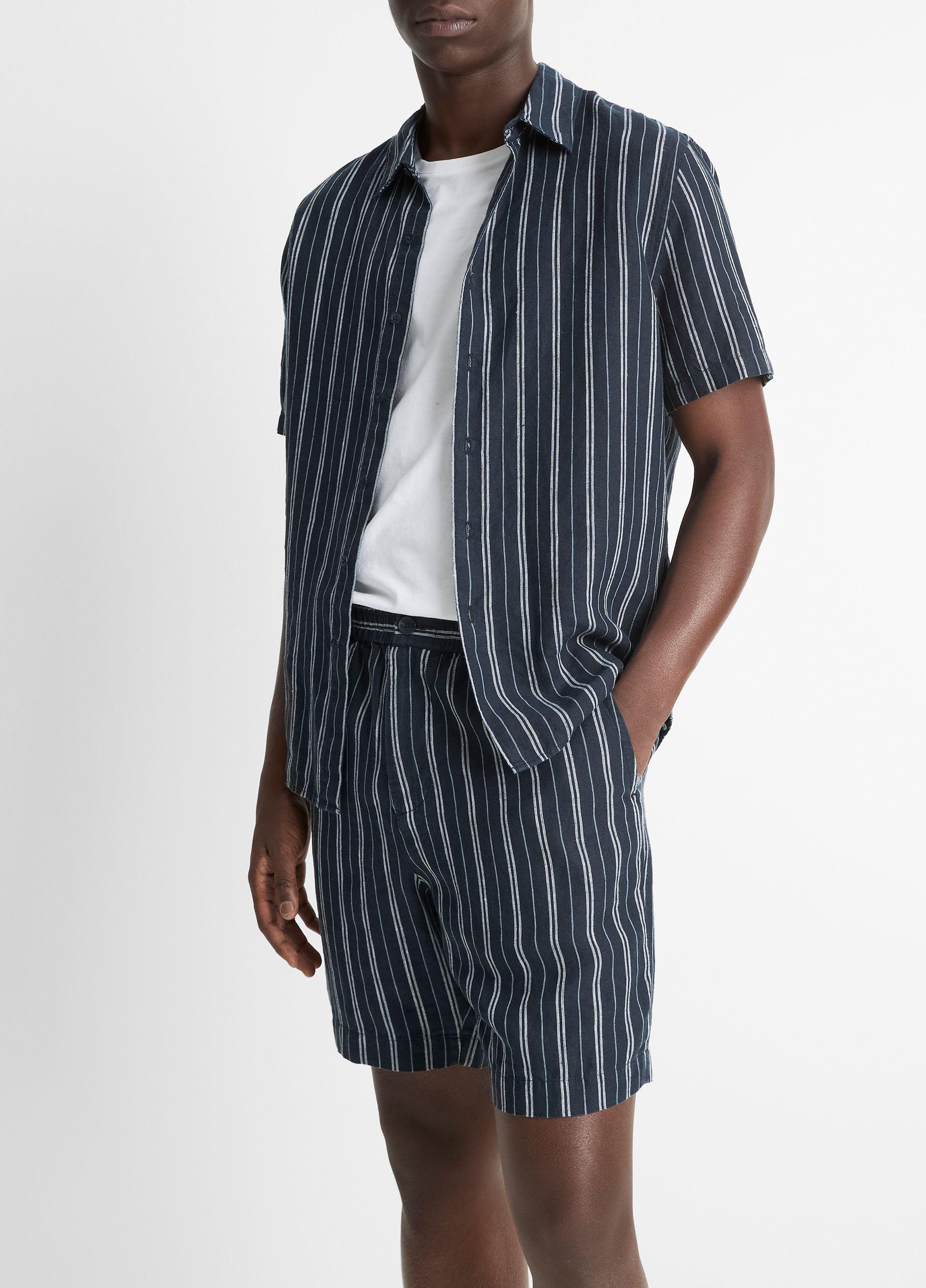 Mesa Stripe Hemp Beach Short image number 1