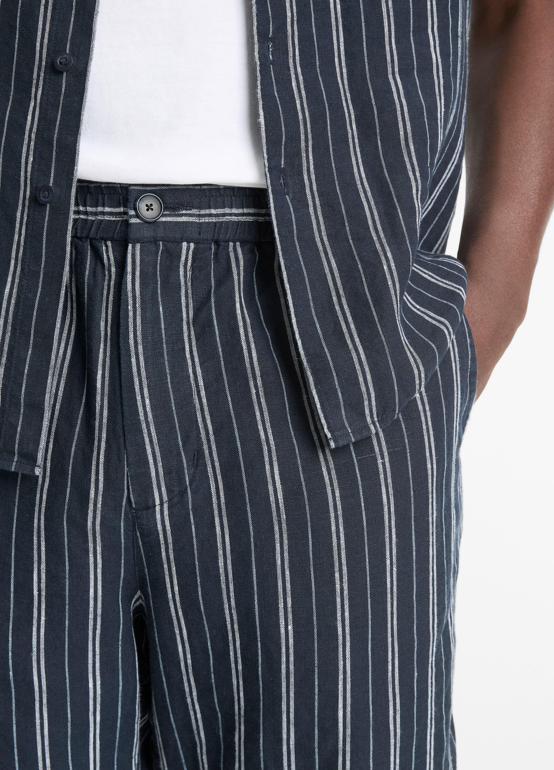 Mesa Stripe Hemp Beach Short image number 3