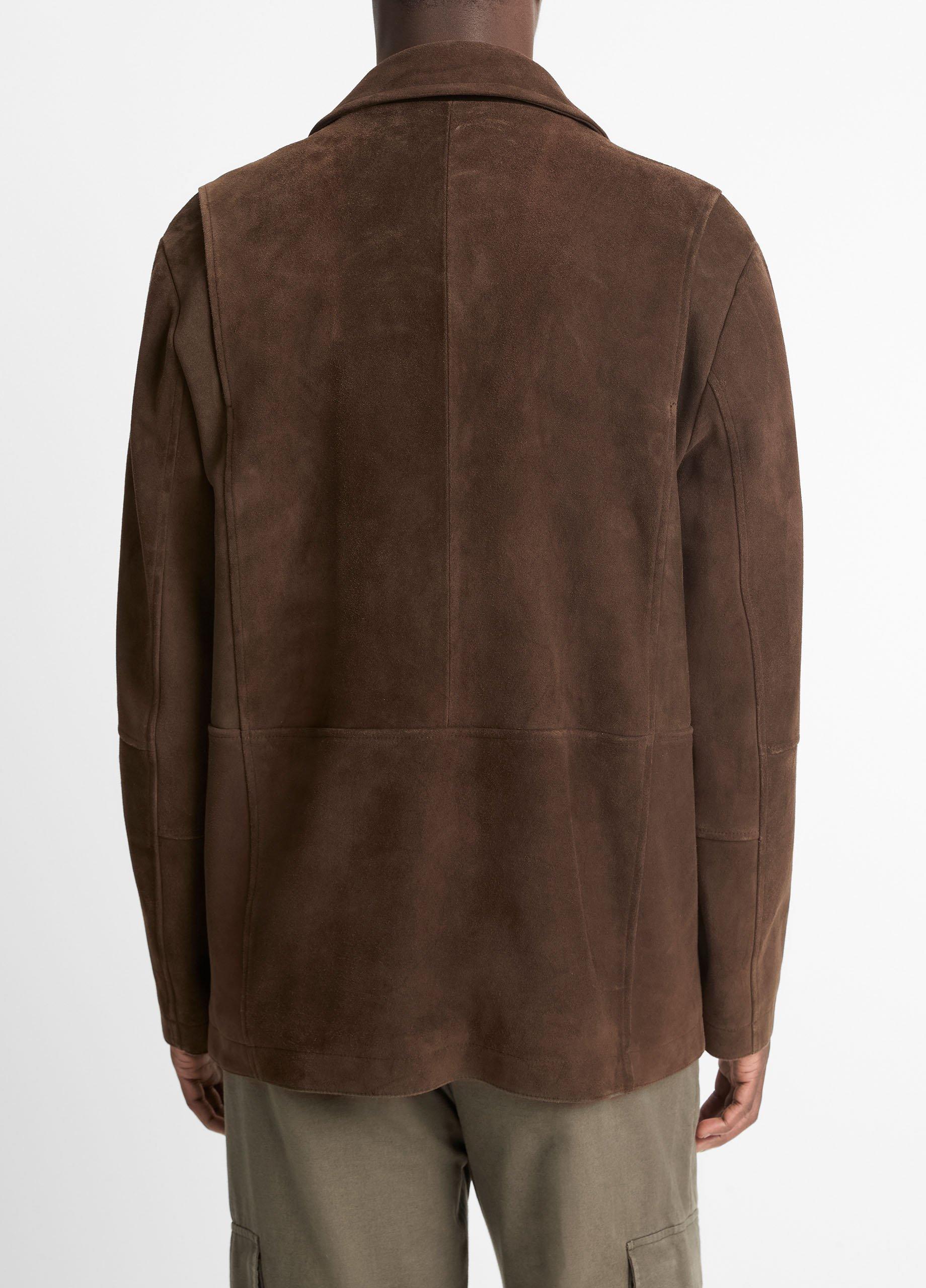 ジャケットその他 Vince SS25 Jackets (M10394052A 240DBN) Suede Hunter Jacket in Jackets & Outerwear | Vince