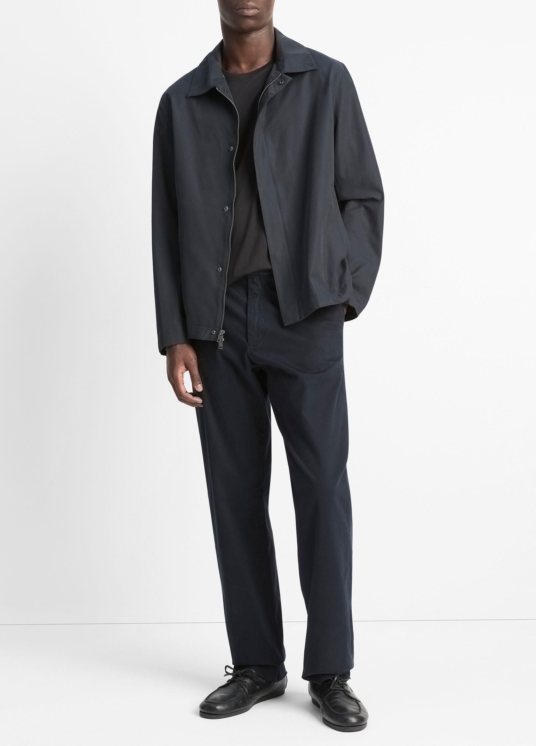 Peached Cotton-Blend Convertible-Collar Jacket in Jackets