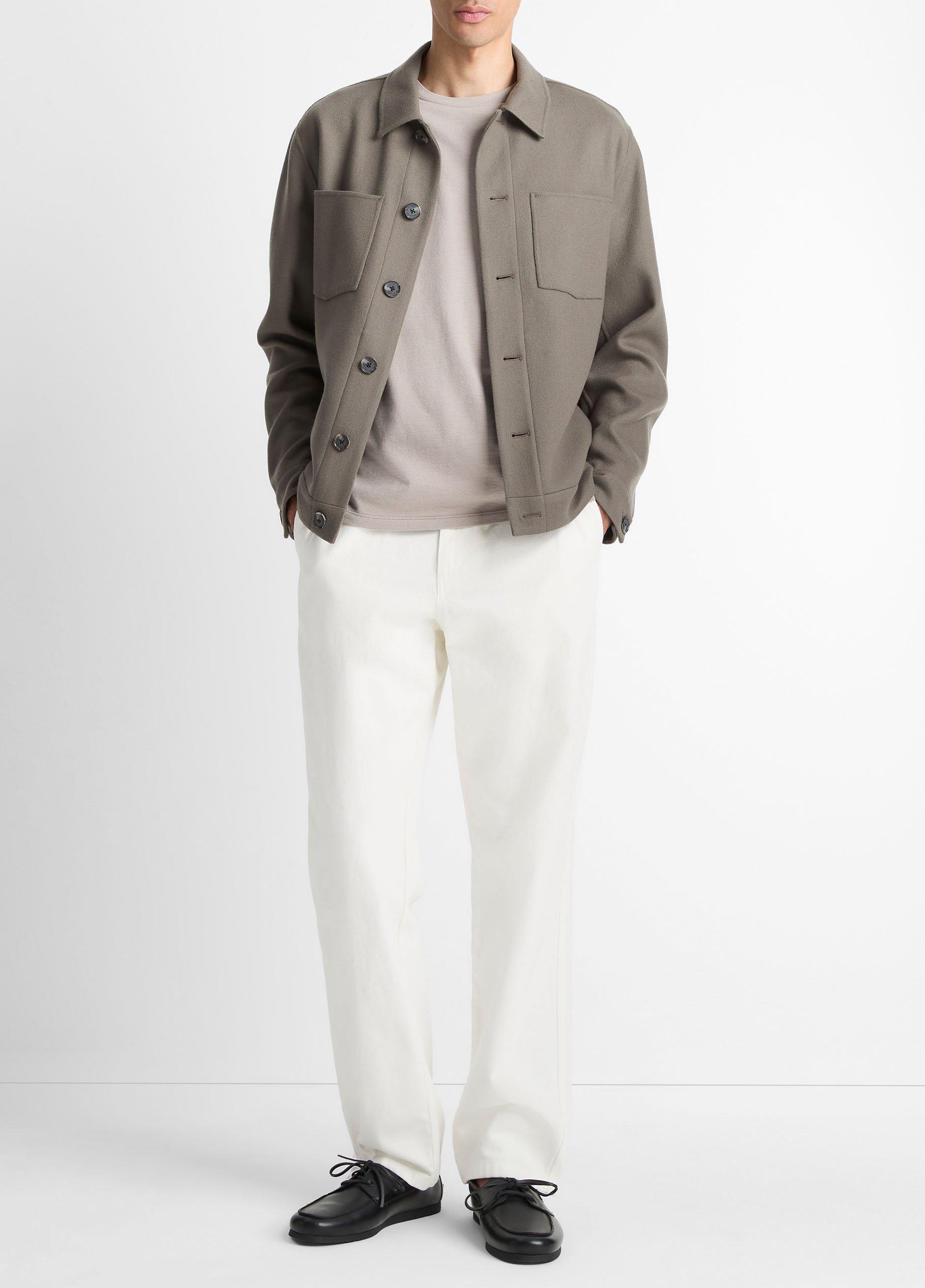 Italian Splittable Wool-Blend Shop Jacket image number 3