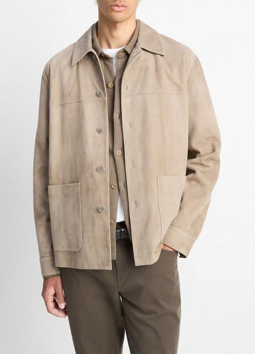 Suede Shirt Jacket