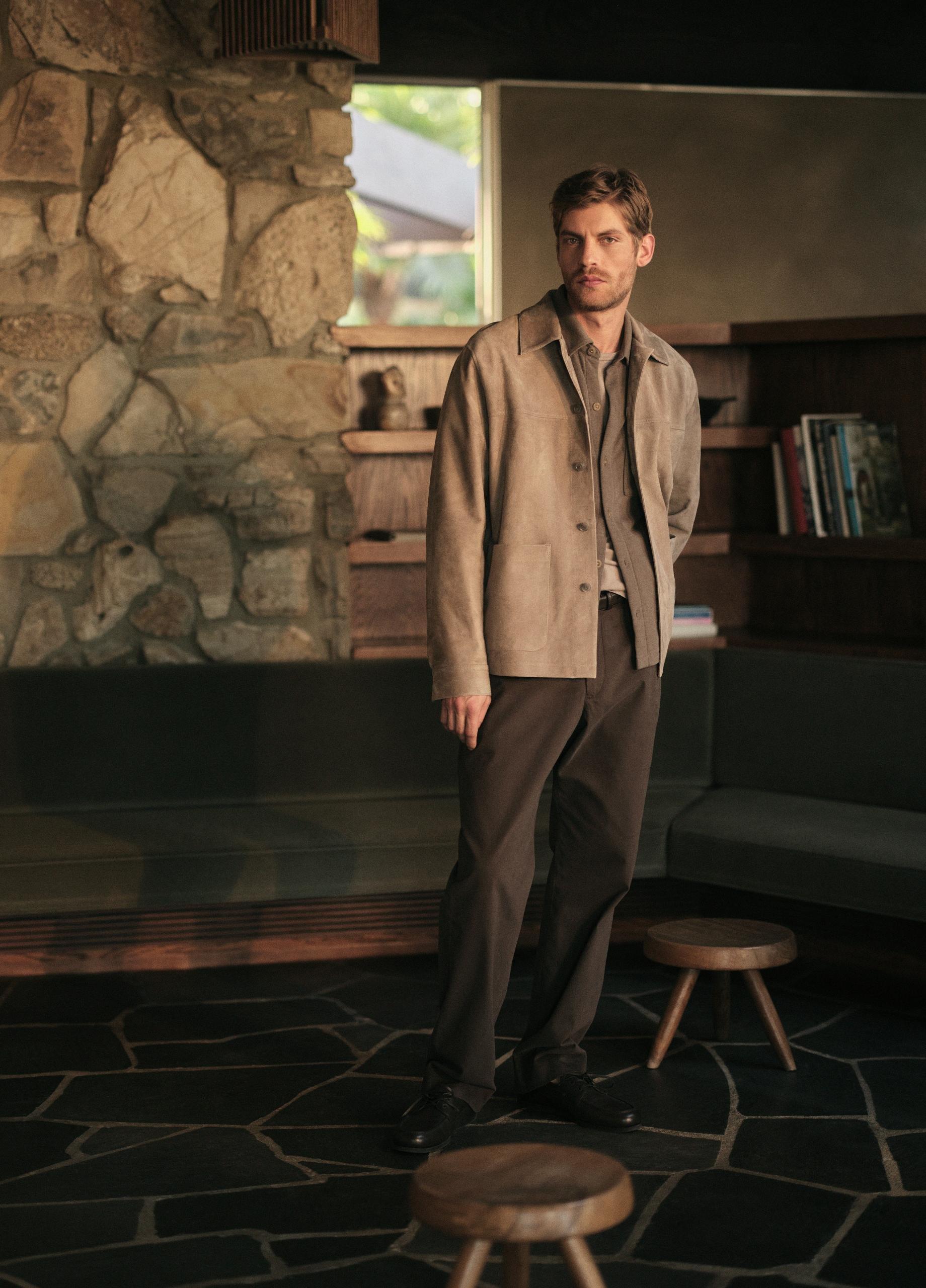 Suede Shirt Jacket image number 4