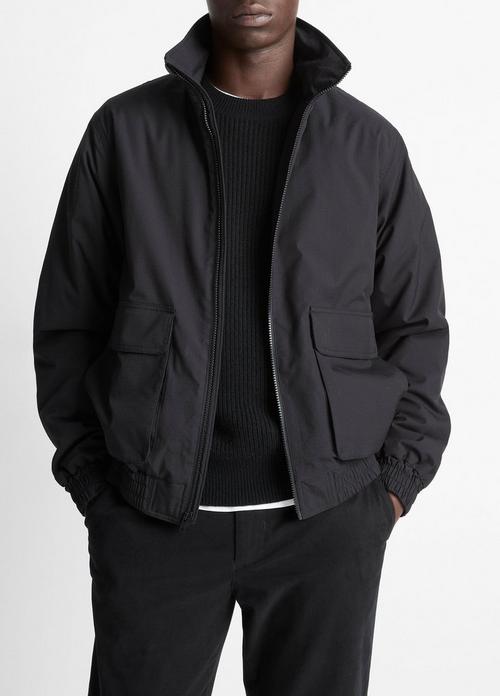 Italian Cotton Ripstop Bomber Jacket