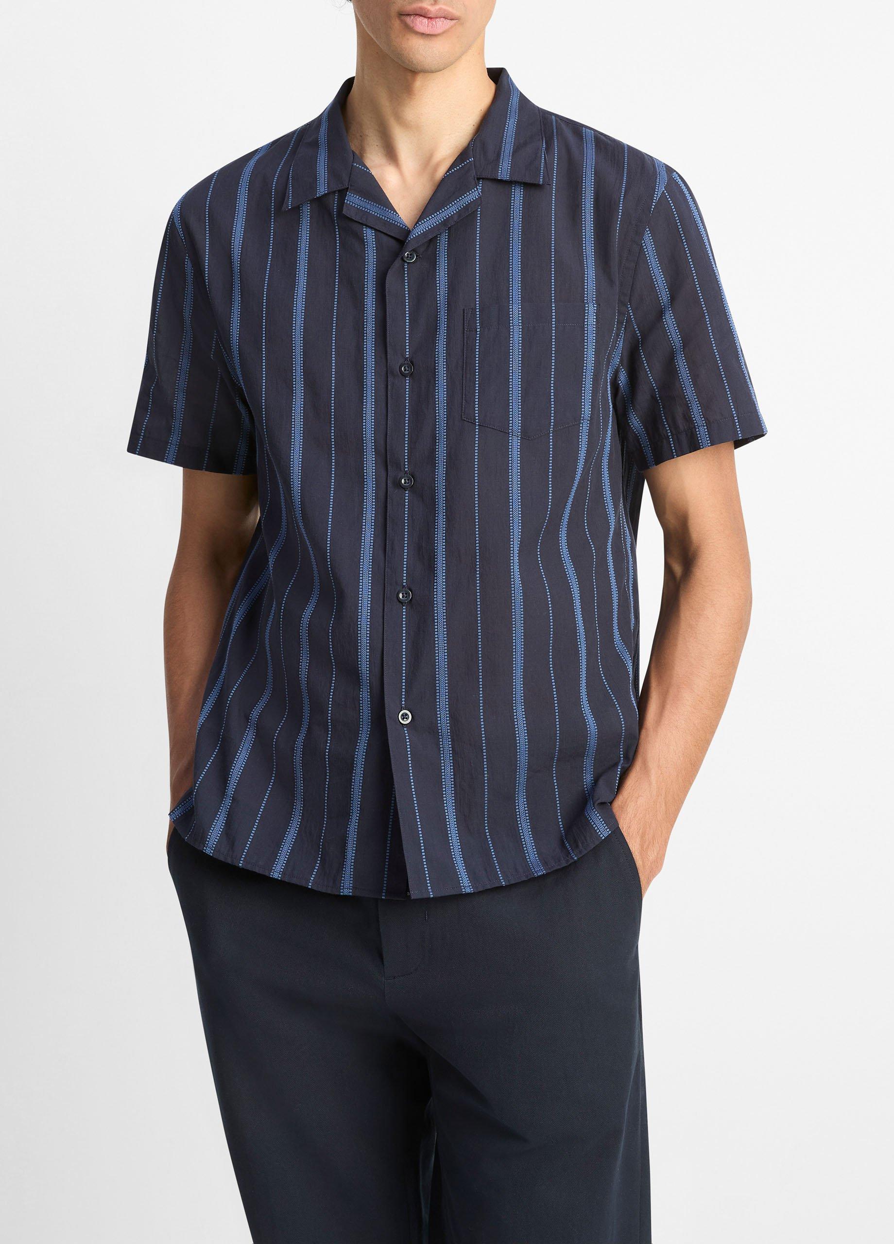 Deck Stripe Cotton Cabana Shirt image number 0