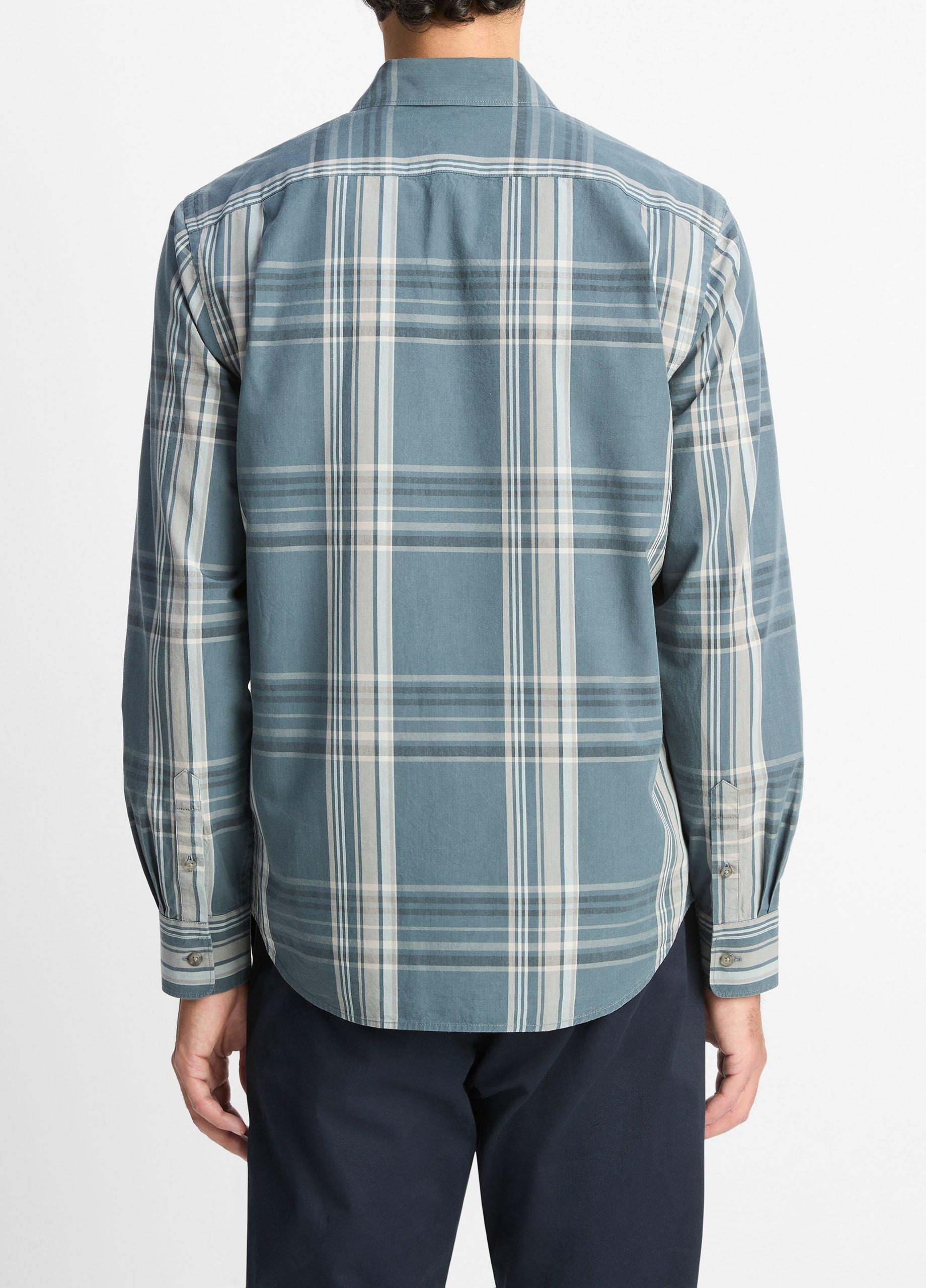 Lorimer Plaid Button-Front Shirt image number 2