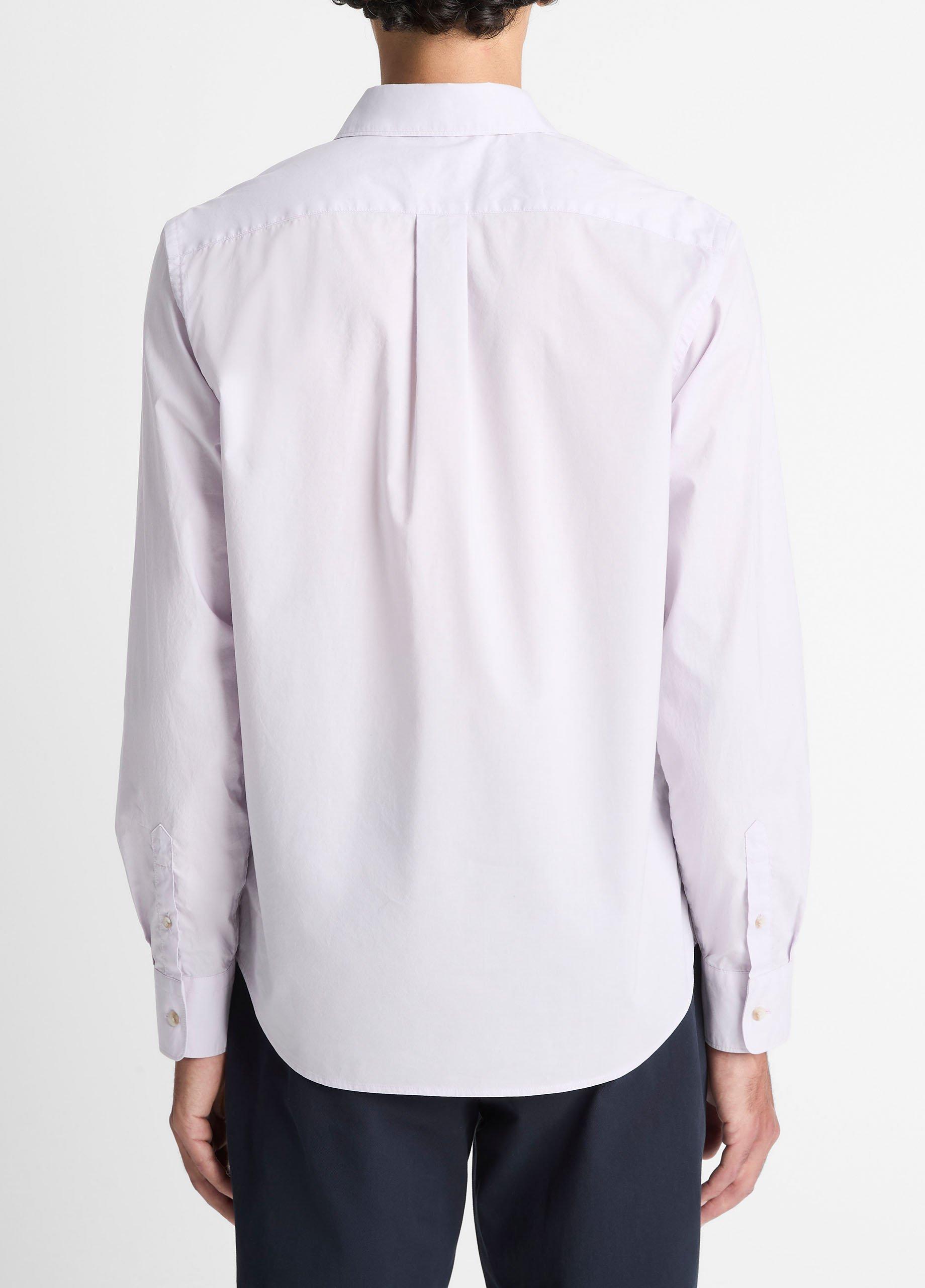 Cotton Poplin Button-Front Shirt image number 2