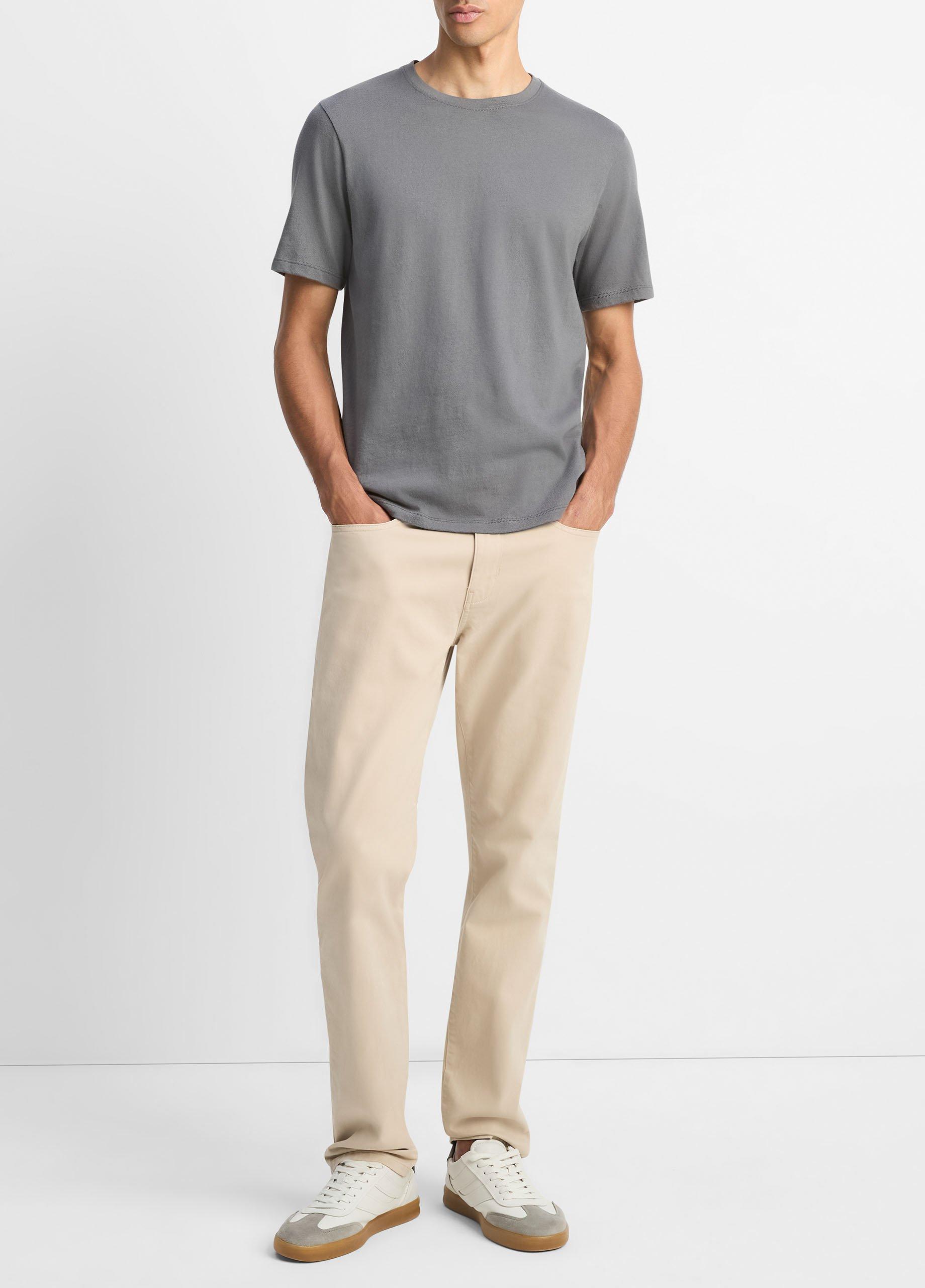 Loose-Knit Cotton T-Shirt image number 3