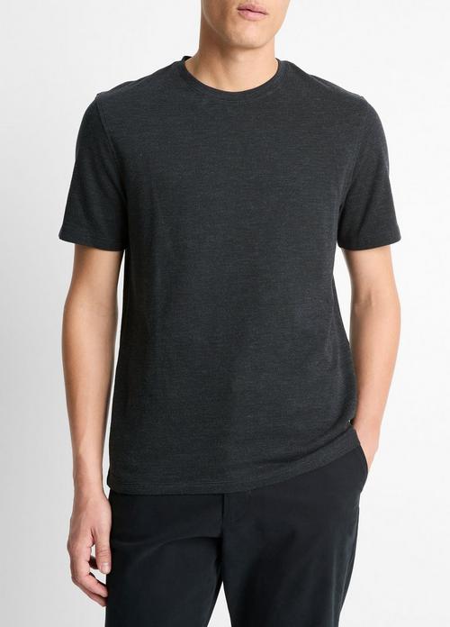 Birdseye Jacquard Pima Cotton T-Shirt