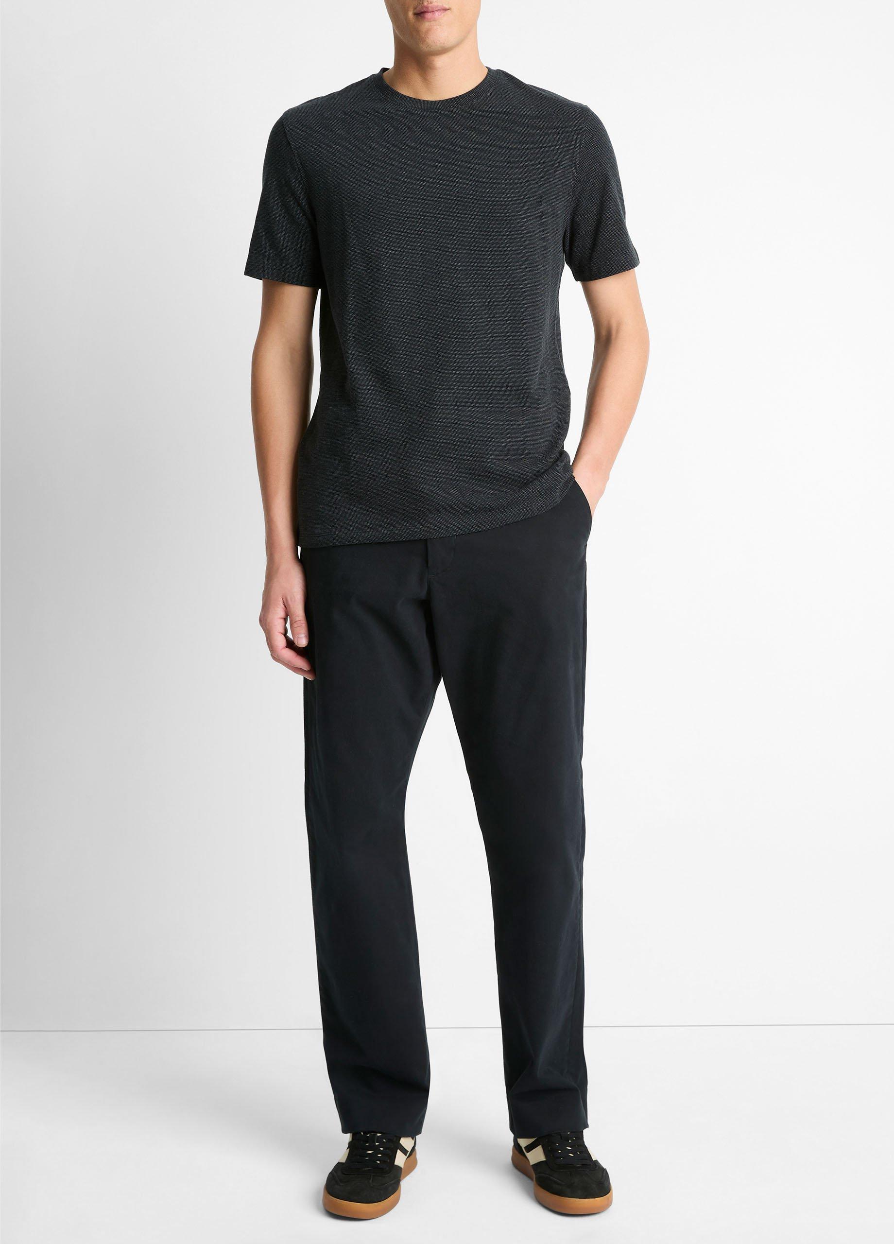 Birdseye Jacquard Pima Cotton T-Shirt image number 3