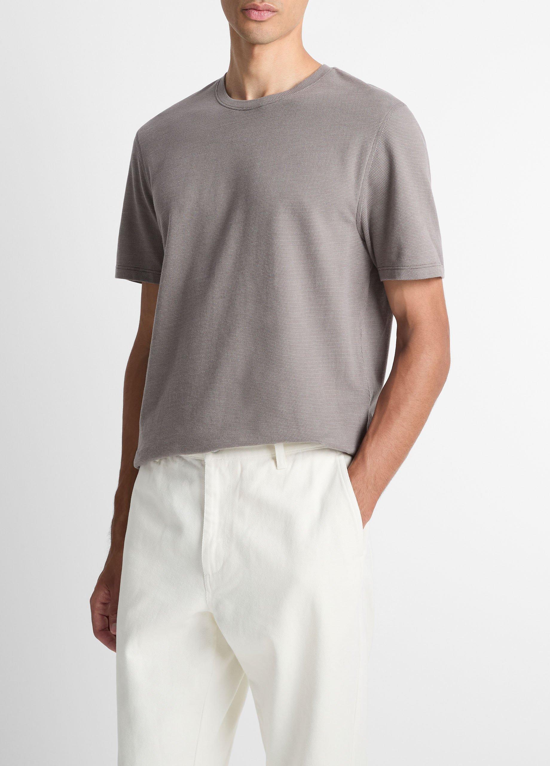 Birdseye Jacquard Pima Cotton T-Shirt image number 1