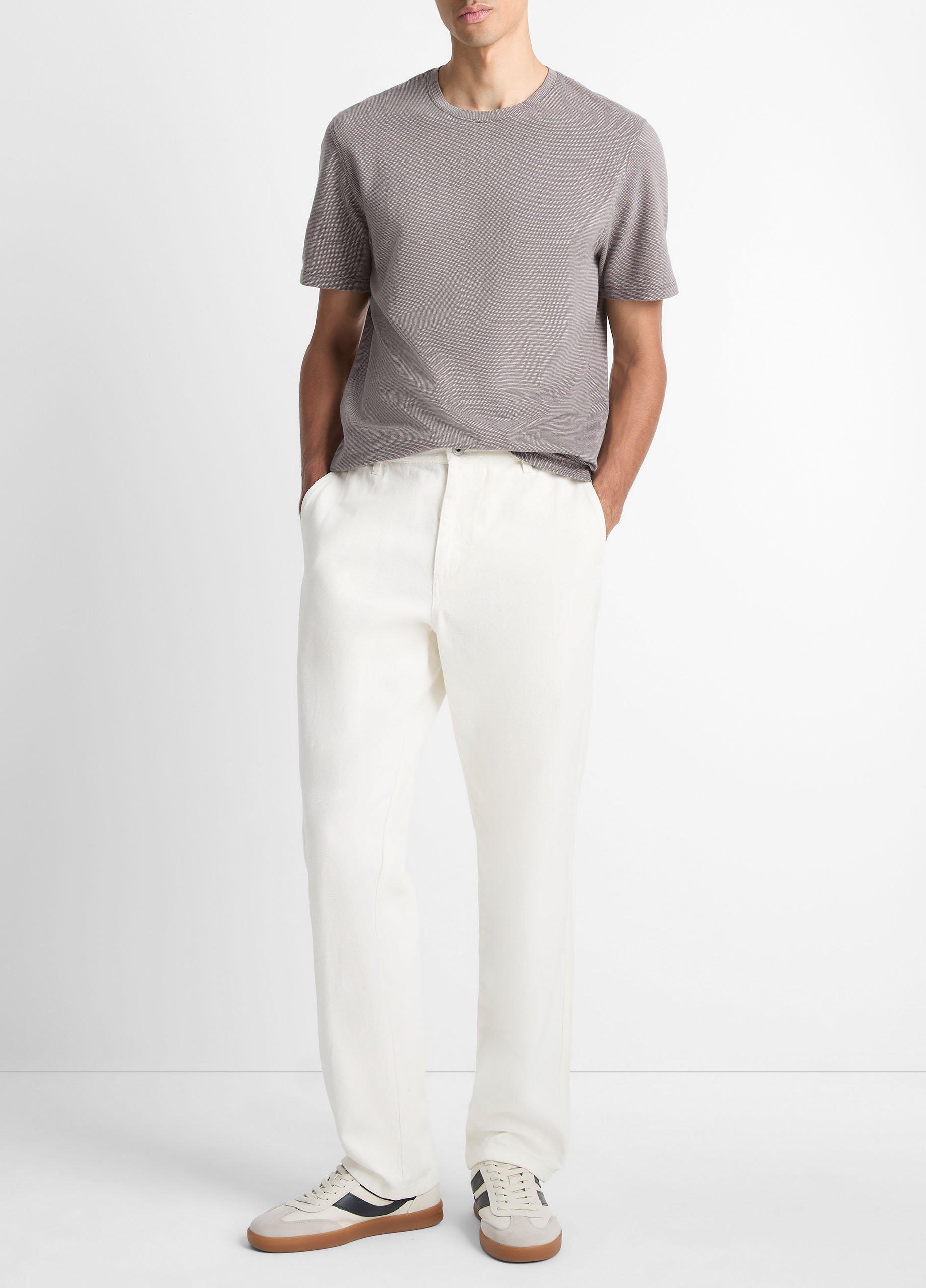 Birdseye Jacquard Pima Cotton T-Shirt image number 3