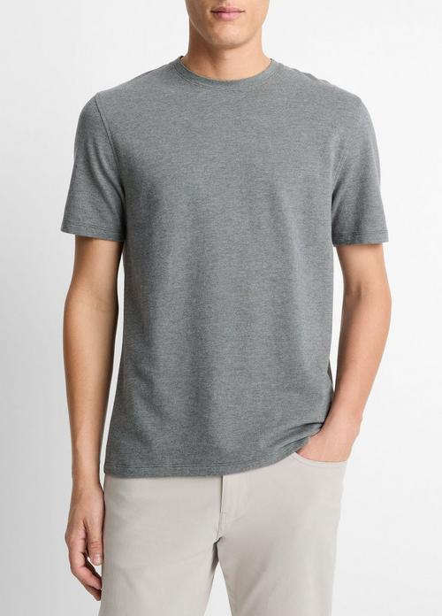 Birdseye Jacquard Pima Cotton T-Shirt