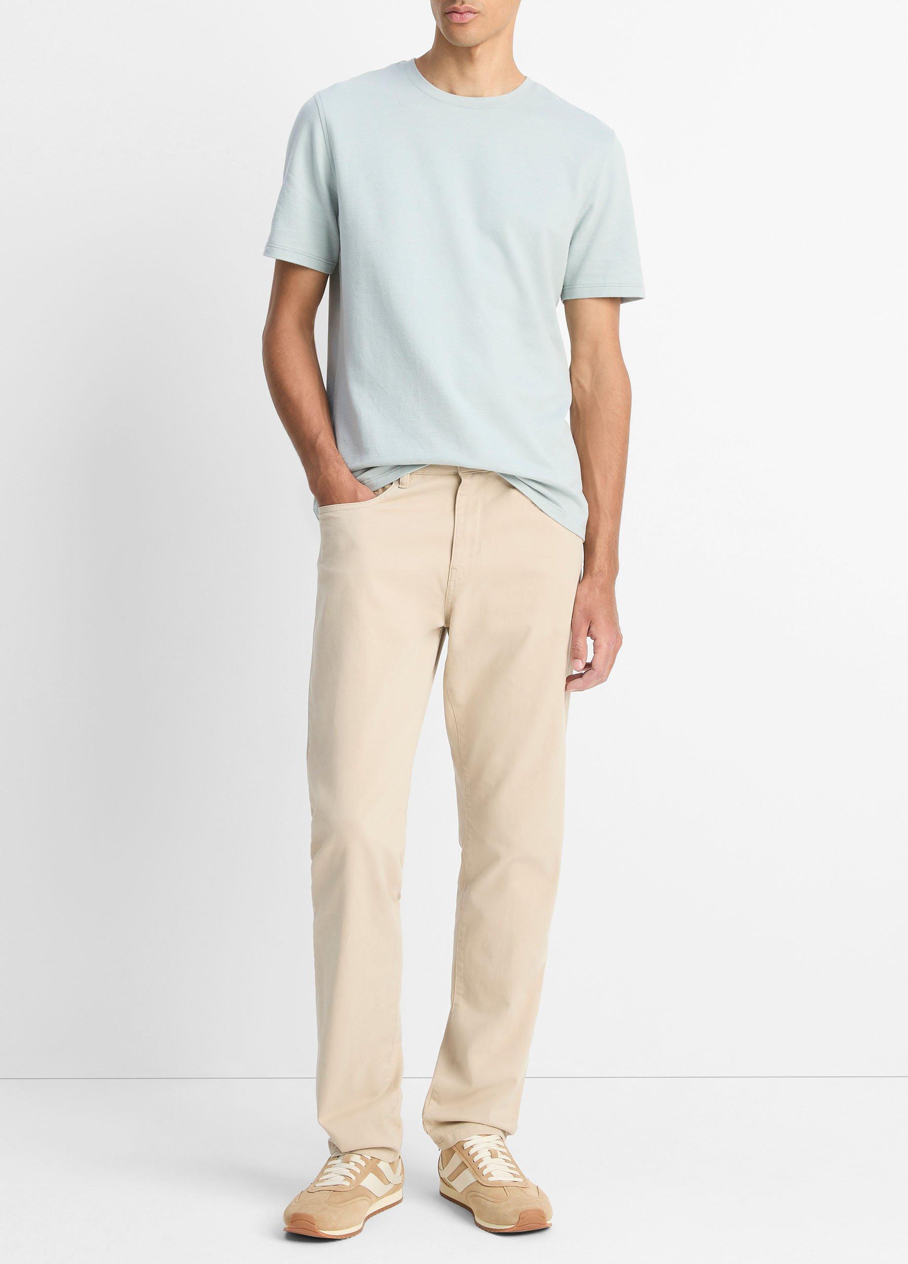 Birdseye Jacquard Pima Cotton T-Shirt image number 3