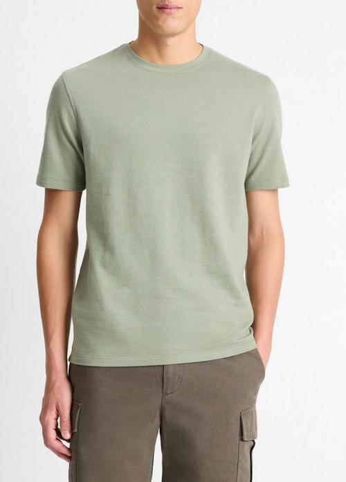 Birdseye Jacquard Pima Cotton T-Shirt