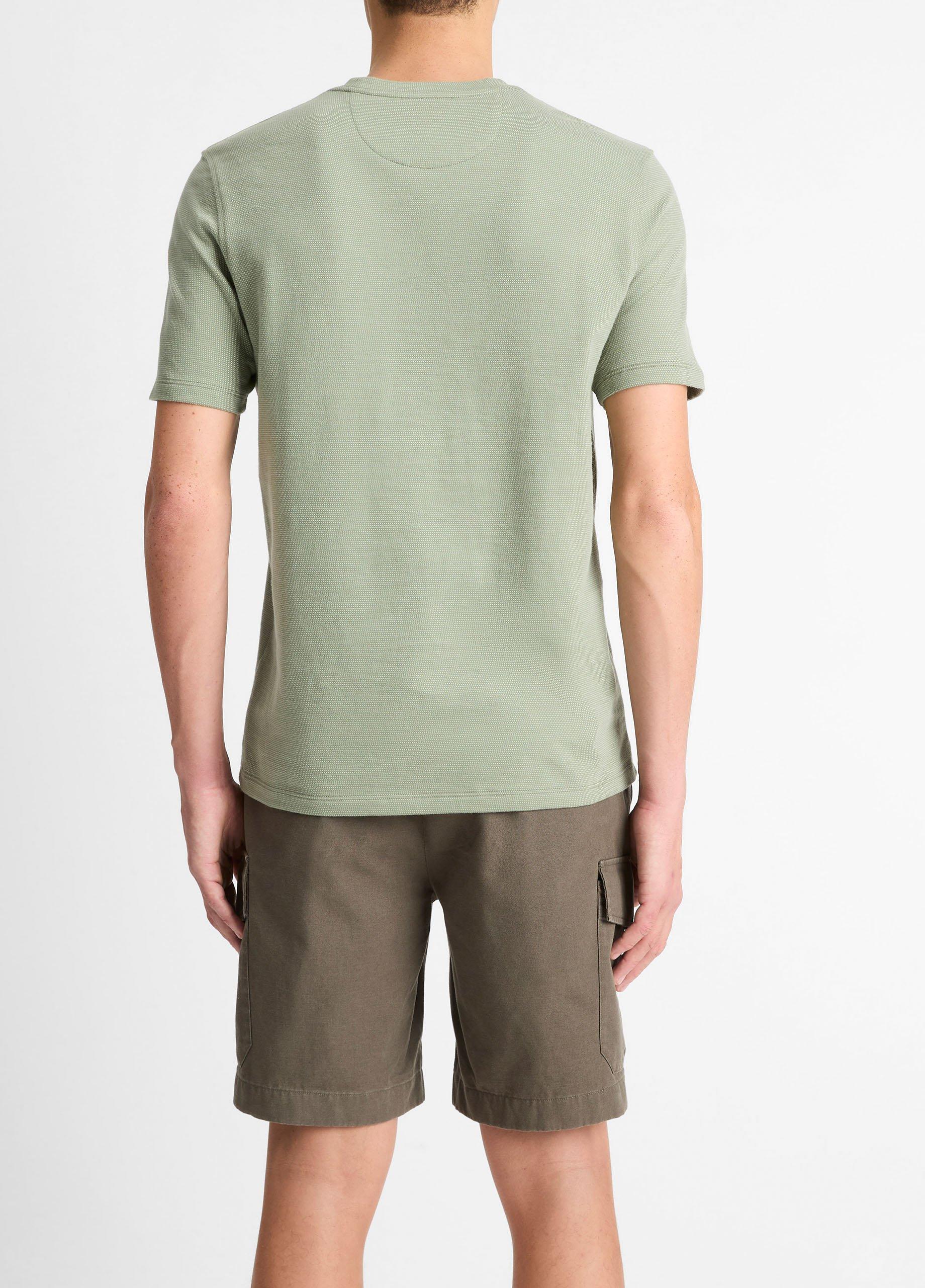 Birdseye Jacquard Pima Cotton T-Shirt image number 2