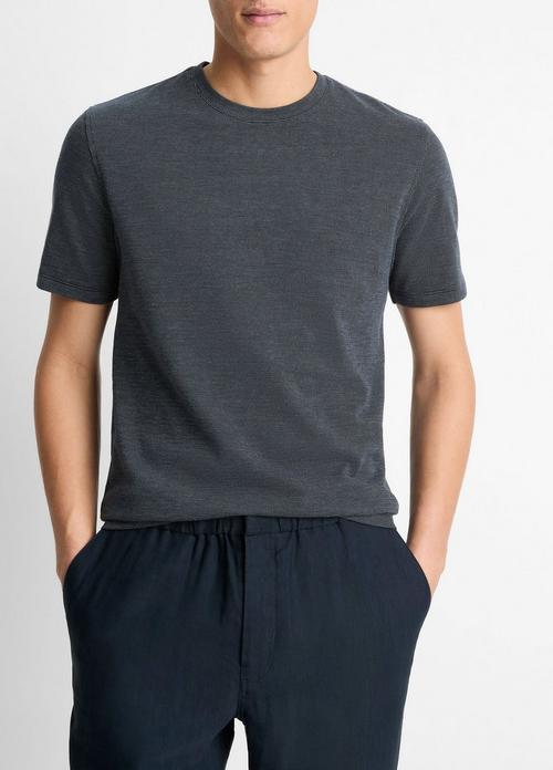 Birdseye Jacquard Pima Cotton T-Shirt