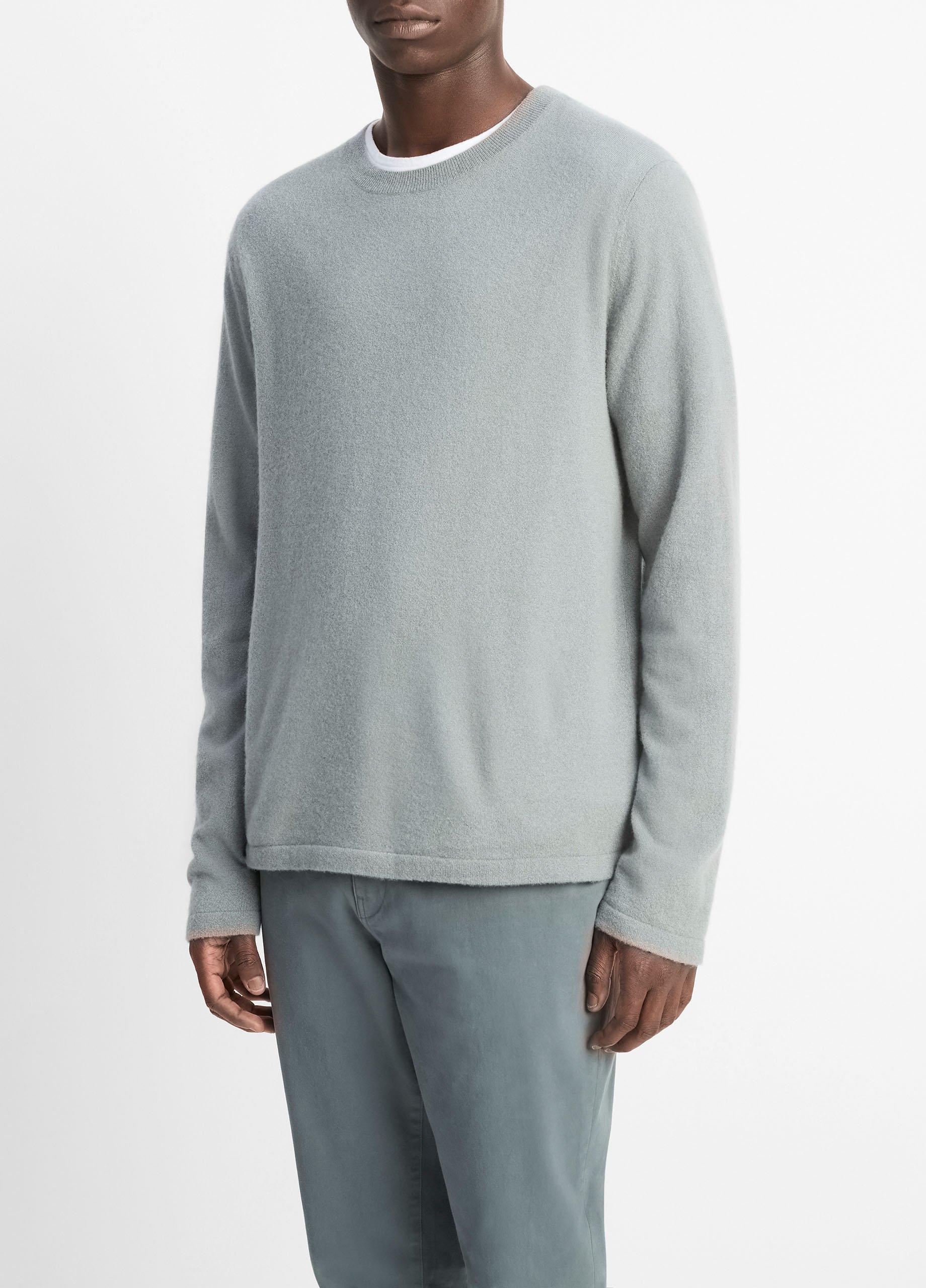 Cashmere-Silk Crew Neck Sweater image number 1