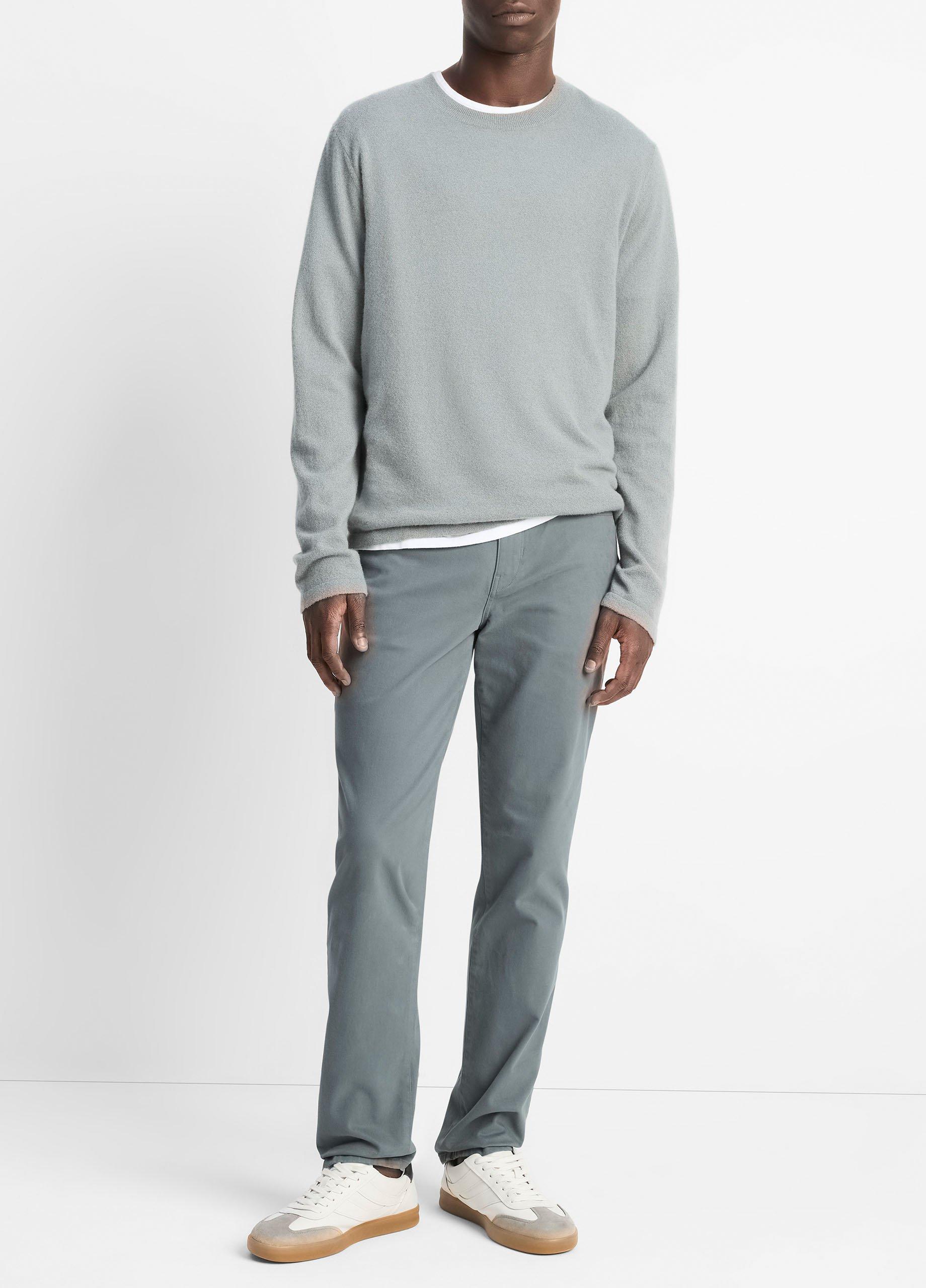 Cashmere-Silk Crew Neck Sweater image number 3