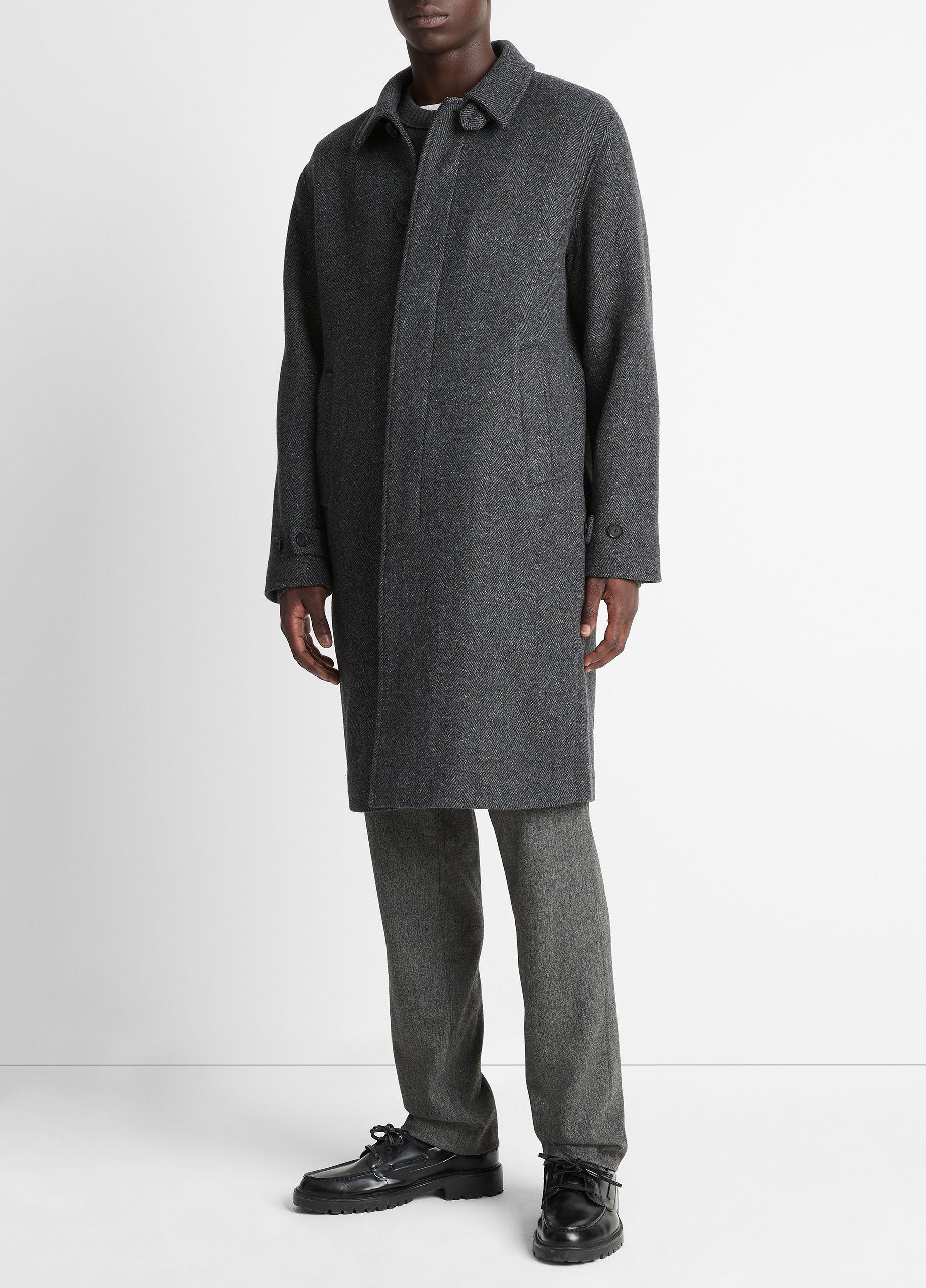 ジャケット・アウター Lucca Wool Blend  Coat Italian Wool-Blend Balmacaan Coat in Coats | Vince