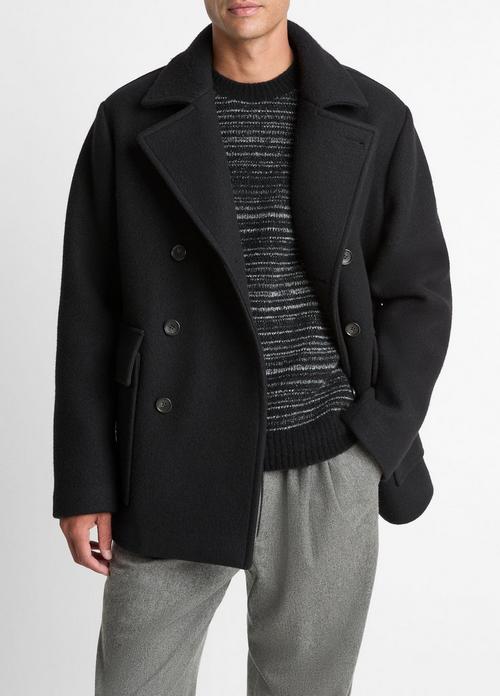 Italian Wool-Blend Peacoat