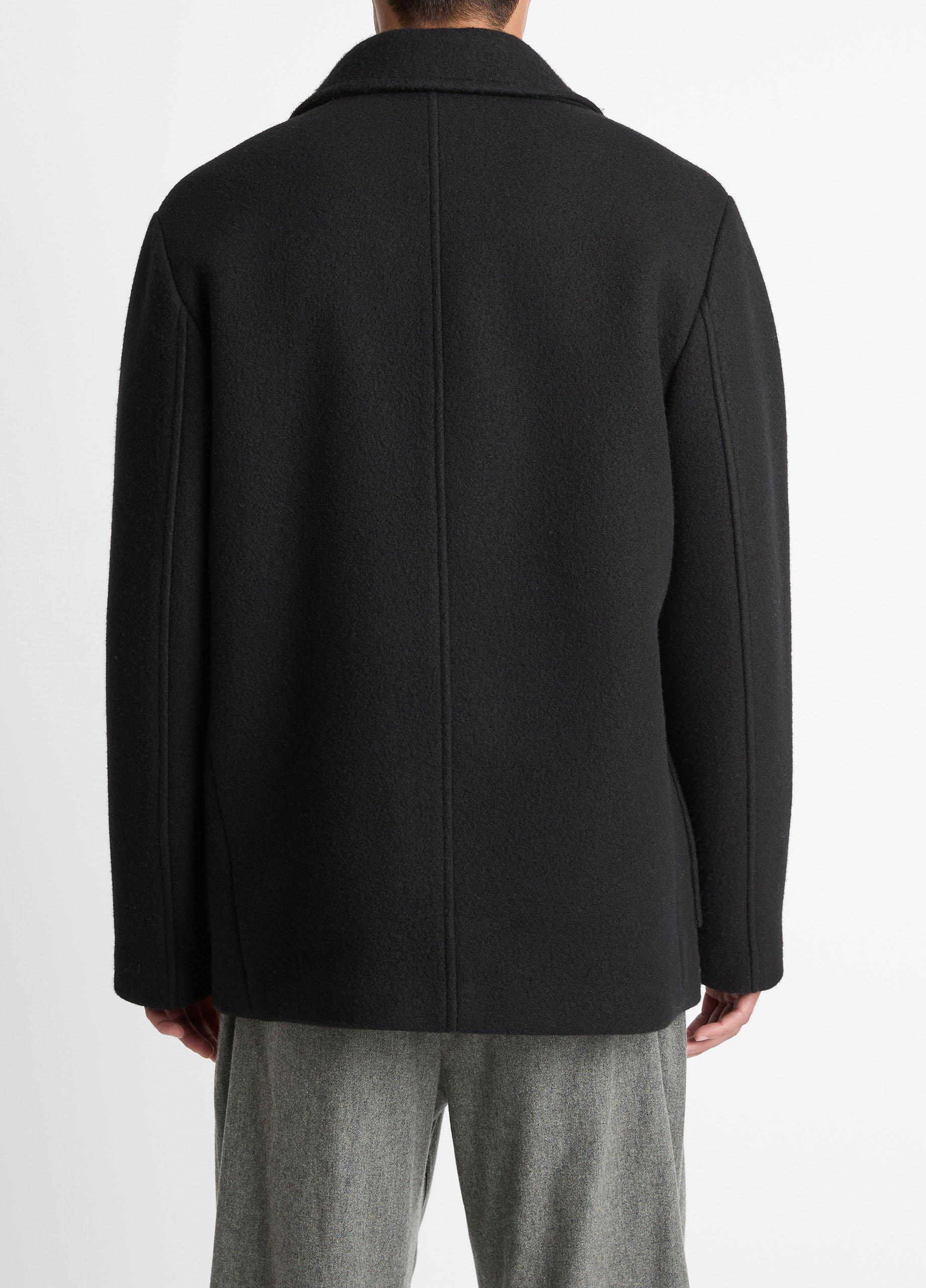 Italian Wool-Blend Peacoat image number 2