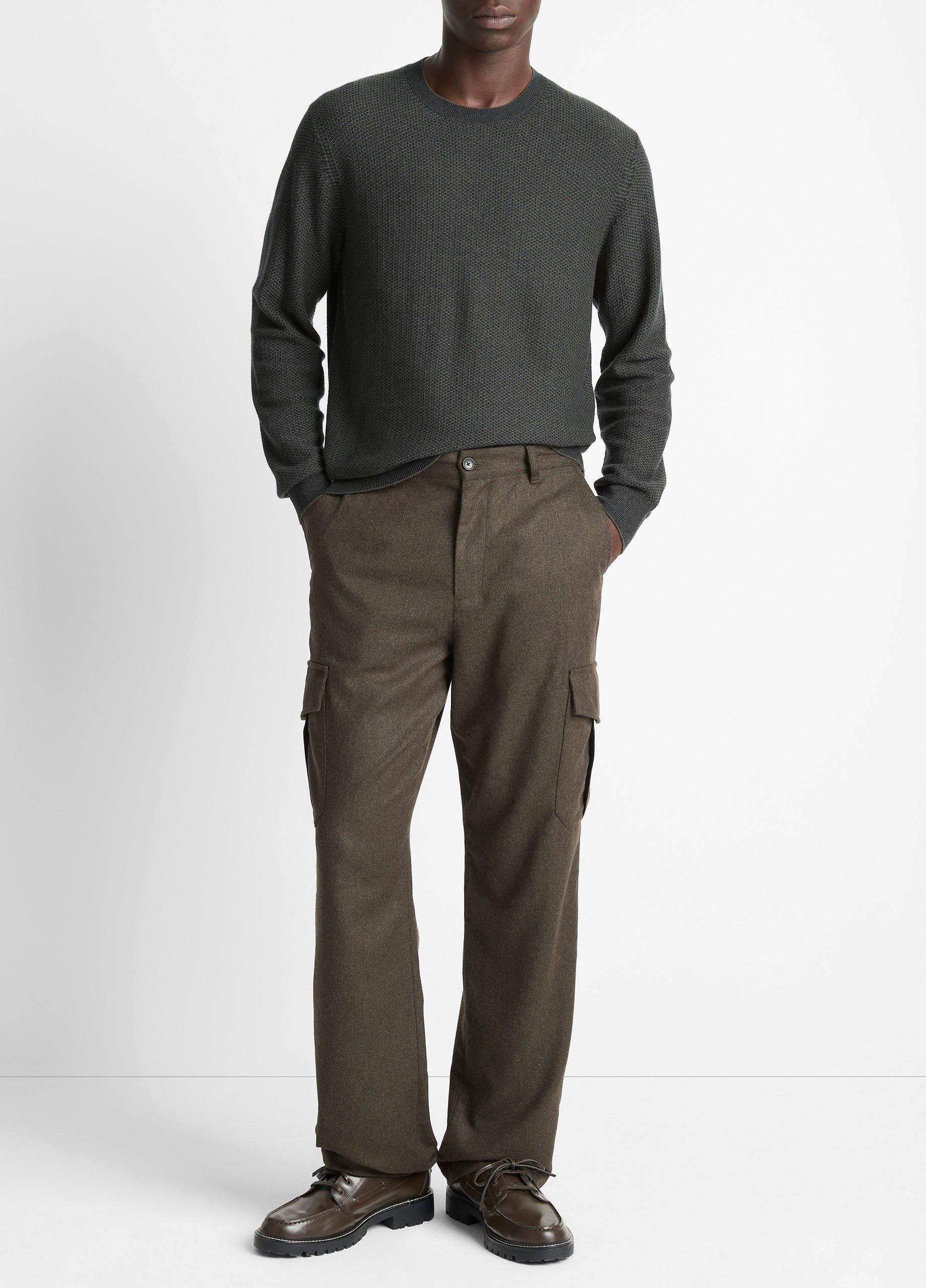 Louie Relaxed Wool Flannel Cargo Pant image number 0