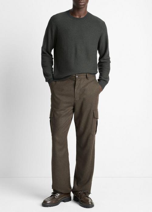 Louie Relaxed Wool Flannel Cargo Pant