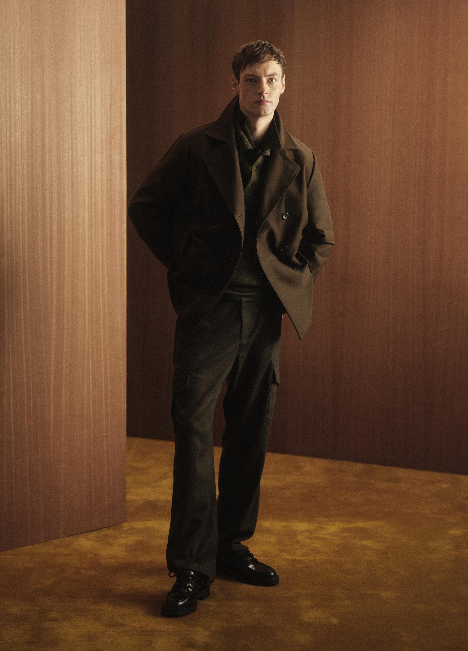 Louie Relaxed Wool Flannel Cargo Pant image number 4