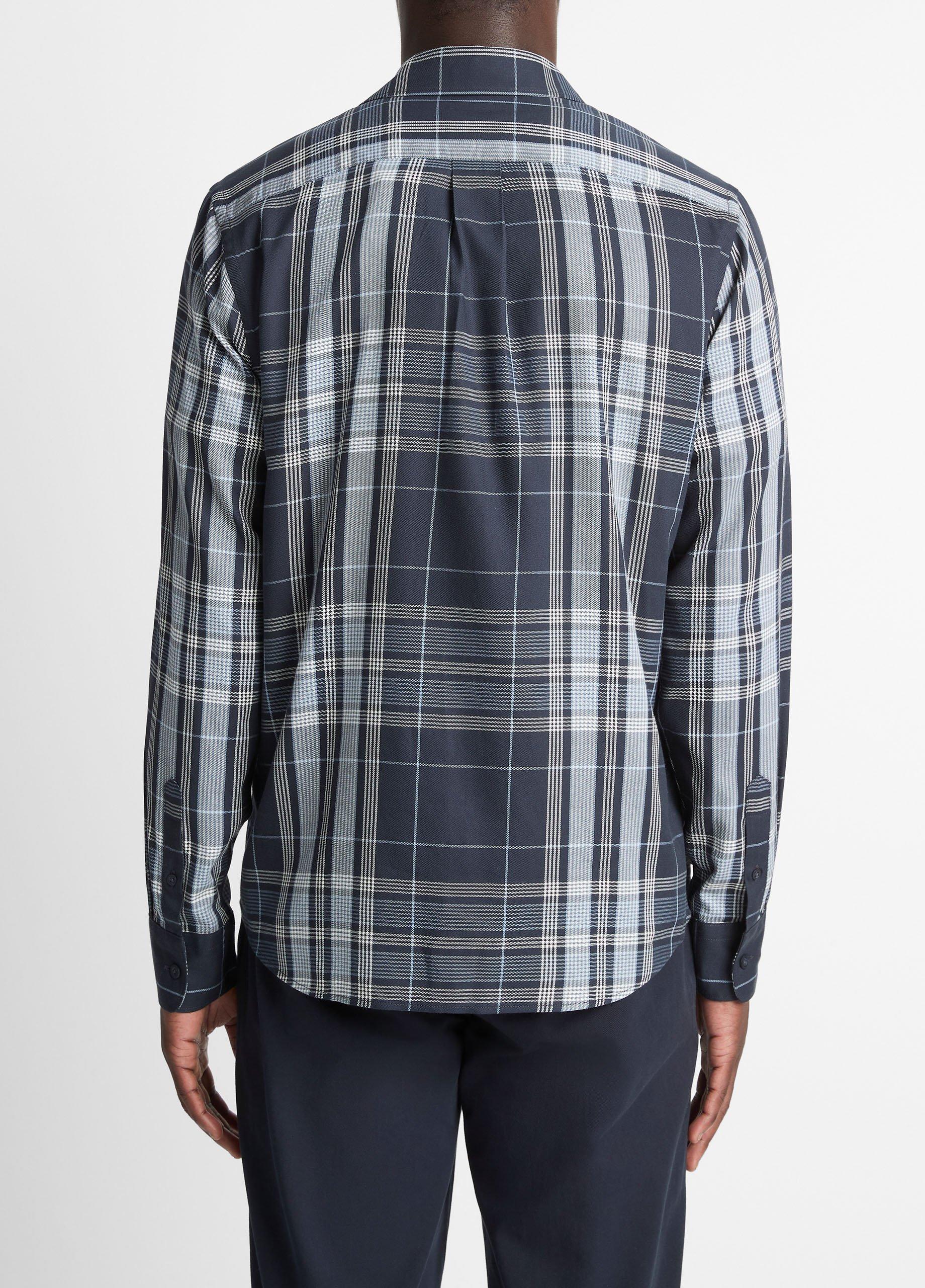 Dunluce Plaid Cotton-Blend Button-Front Shirt image number 2