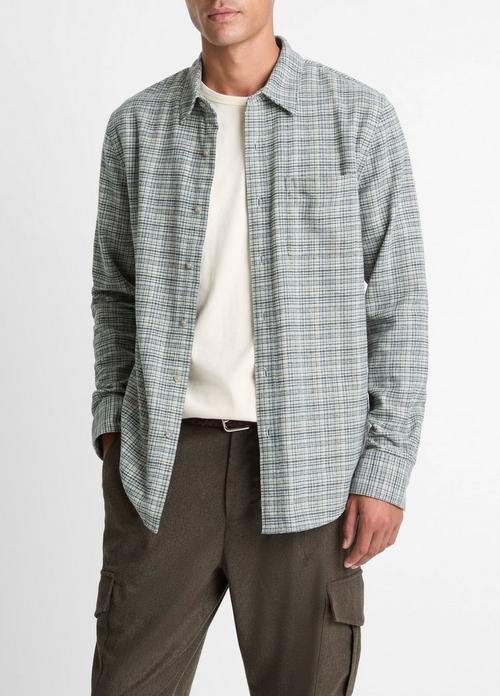 Highclere Plaid Cotton Button-Front Shirt