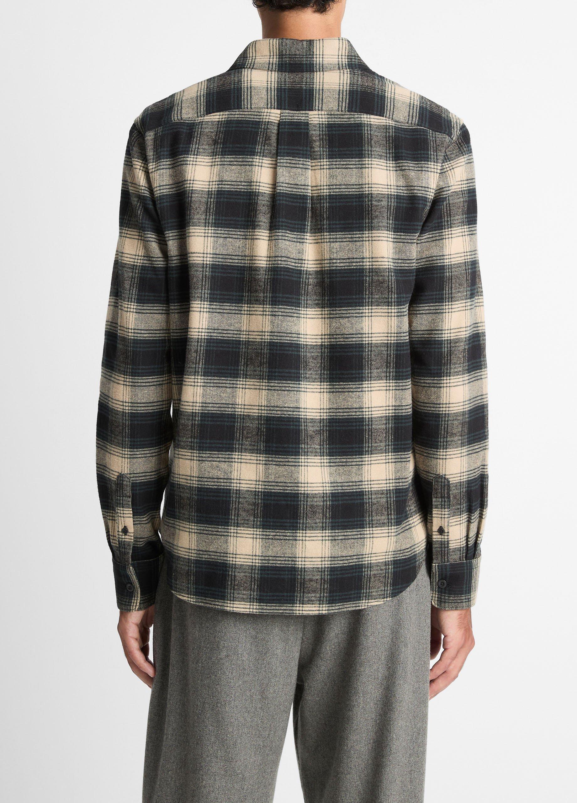 Bowden Plaid Cotton Popover Shirt image number 2