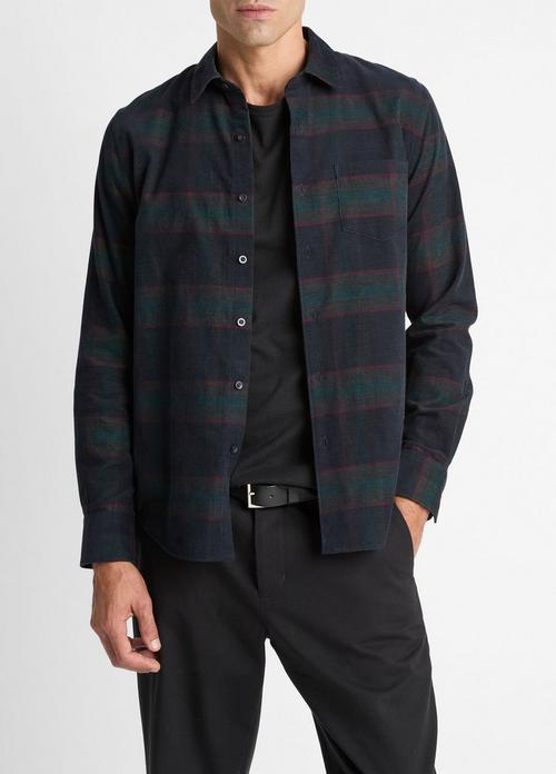 Holme Plaid Cotton Button-Front Shirt
