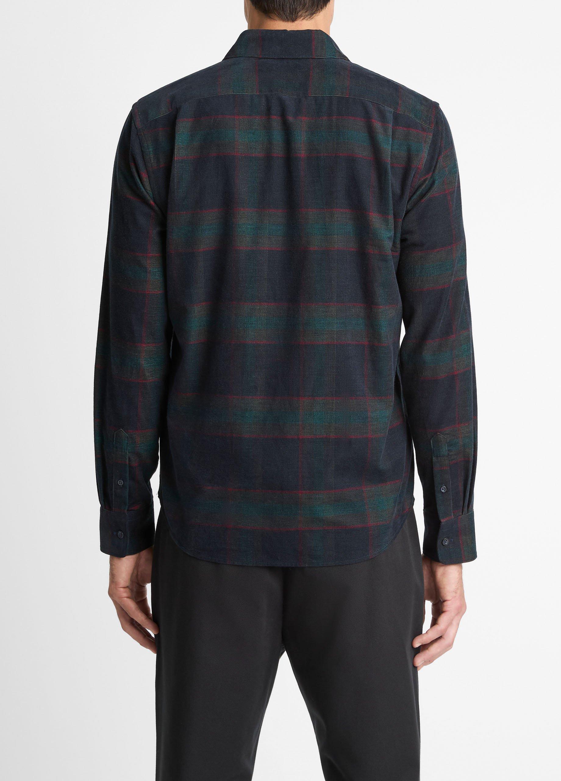 Holme Plaid Cotton Button-Front Shirt image number 2