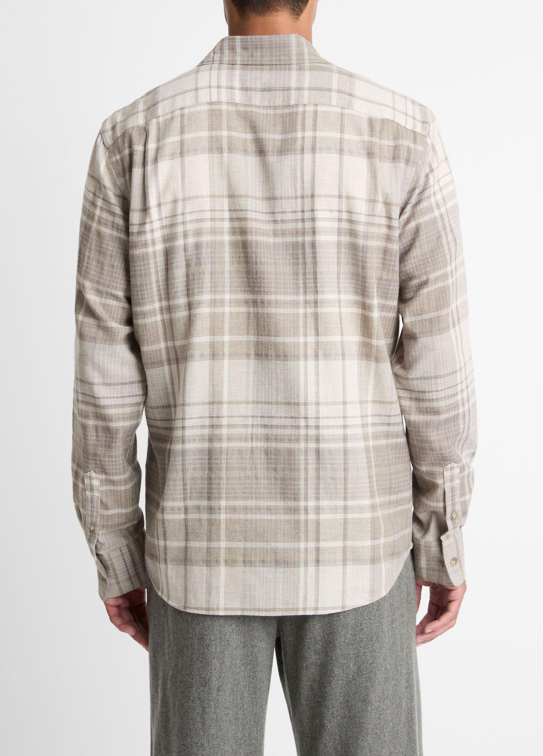 Chilton Plaid Cotton Button-Front Shirt image number 2