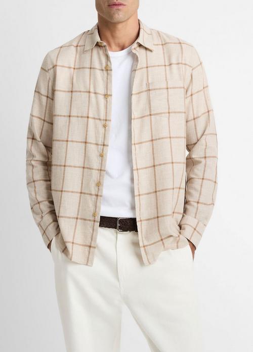 Rockery Plaid Cotton Button-Front Shirt